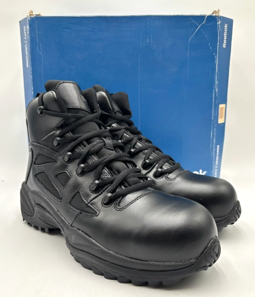 Reebok RAPID RESPONSE RB8674 Men\'s NEW Comp-Toe Combat Boot Black US Size 11.5 W