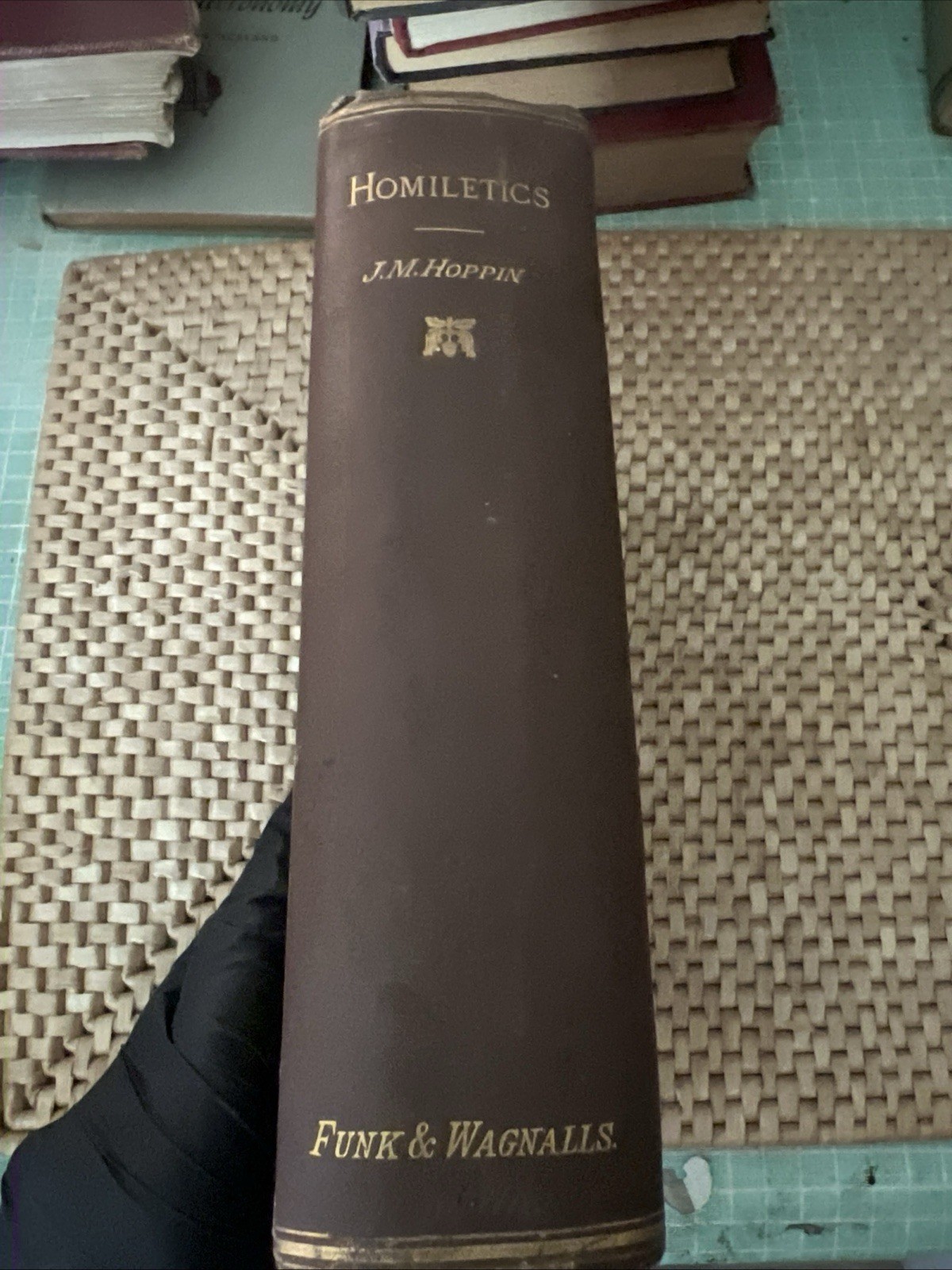 Rare 1883 Antique Book, Homiletics By James M. Hoppin - Christian