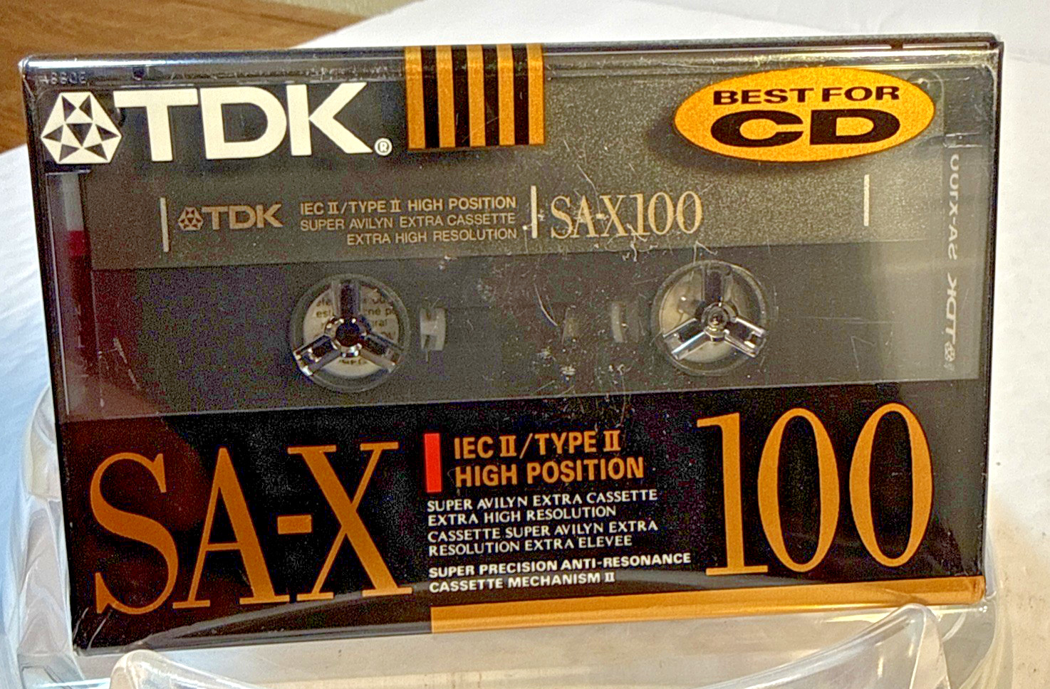 TDK SA-X 100 IEC Type II High Bias Blank Cassette Tape - BRAND NEW AND SEALED TDK SA-X 100 IEC Type II High Bias Blank Cassette Tape - BRAND NEW AND SEALED