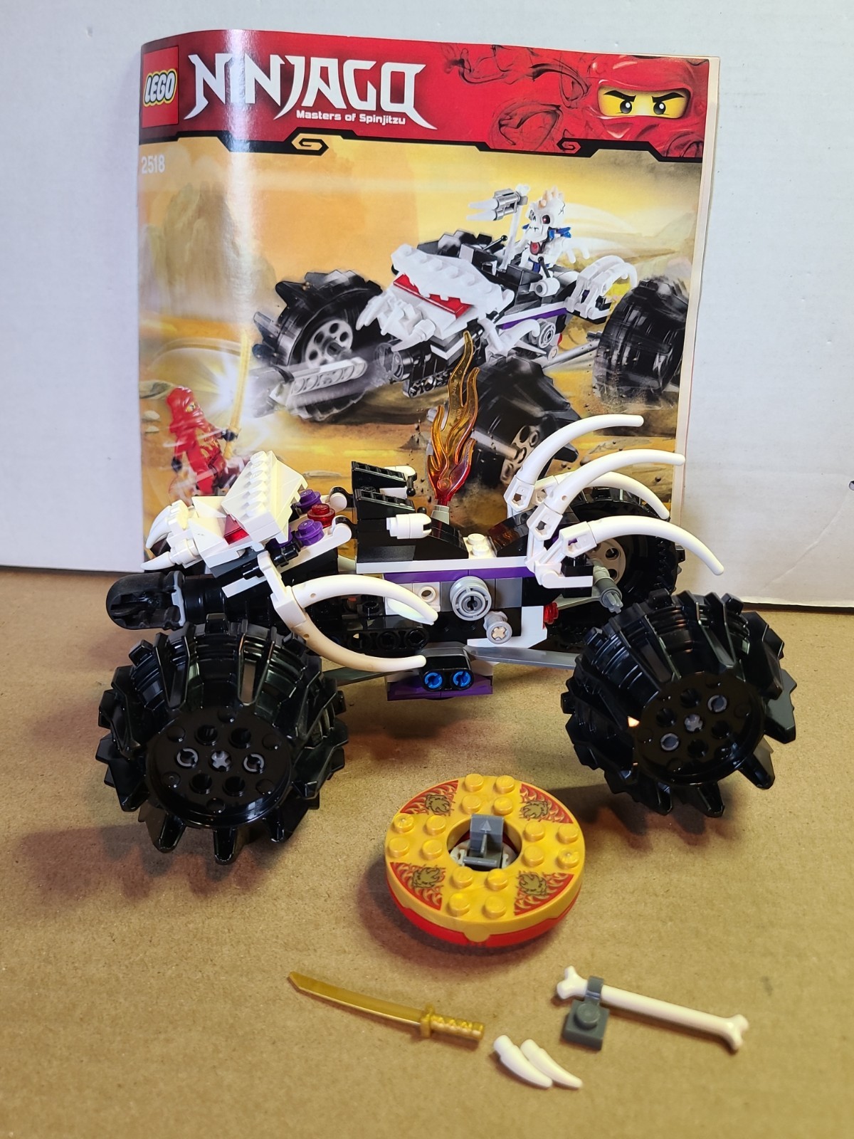 Lego Ninjago 2518 Nuckal's ATV No Minifigures