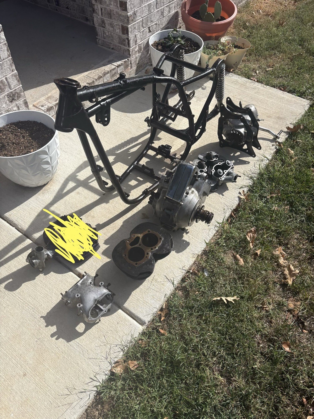 1960 BSA A10 Spitfire Scrambler Project Rare Race Parts Matching Numbers Lot