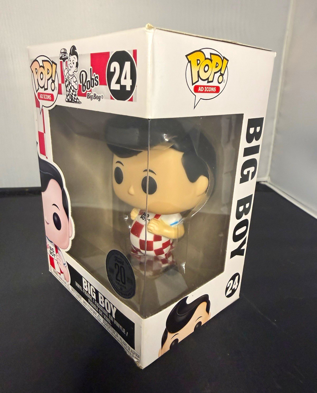 Big Boy Funko Pop Ad Icons Bob’s Big Boy #24 Vinyl Figure 2018 Big Boy Funko Pop Ad Icons Bob’s Big Boy #24 Vinyl Figure 2018