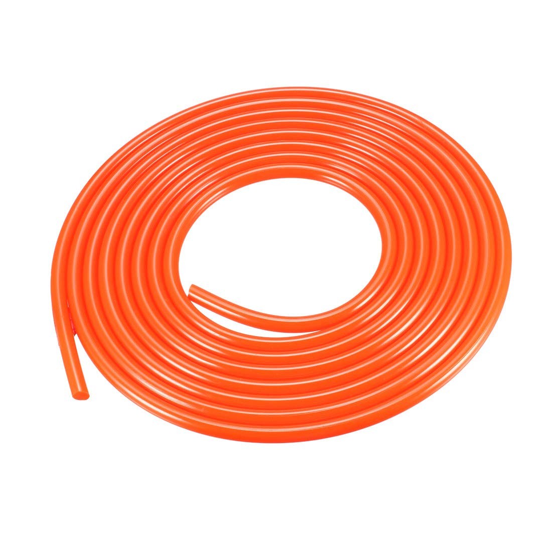 uxcell 10ft 6mm PU Transmission Round Belt High-Performance Urethane Orange