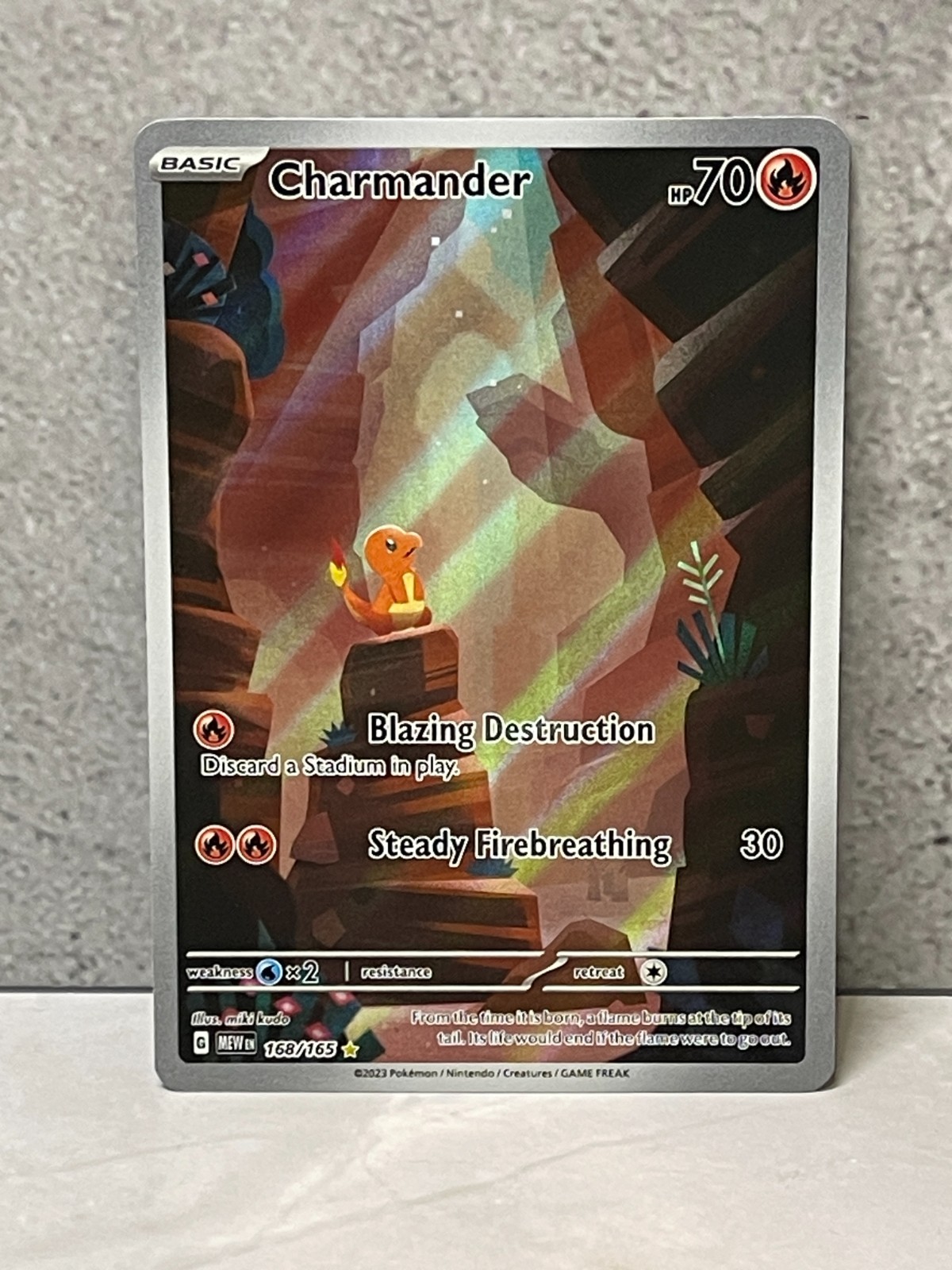 Pokemon Scarlet & Violet 151 Charmander 168/165 IR (NM)