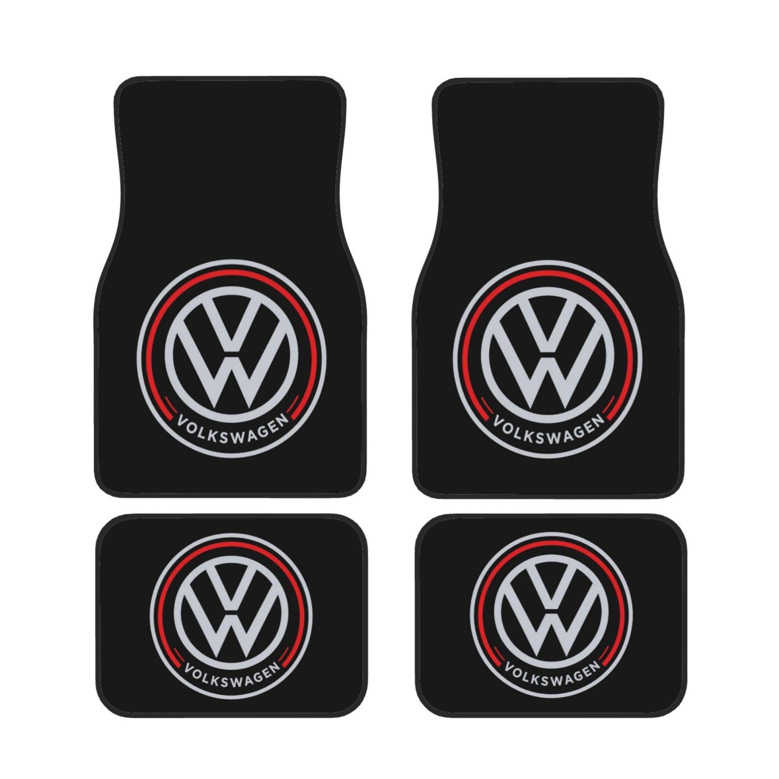 Volkswagen 4PCS Universal Car Floor Mats Auto Carpets Interior Trim Accessories
