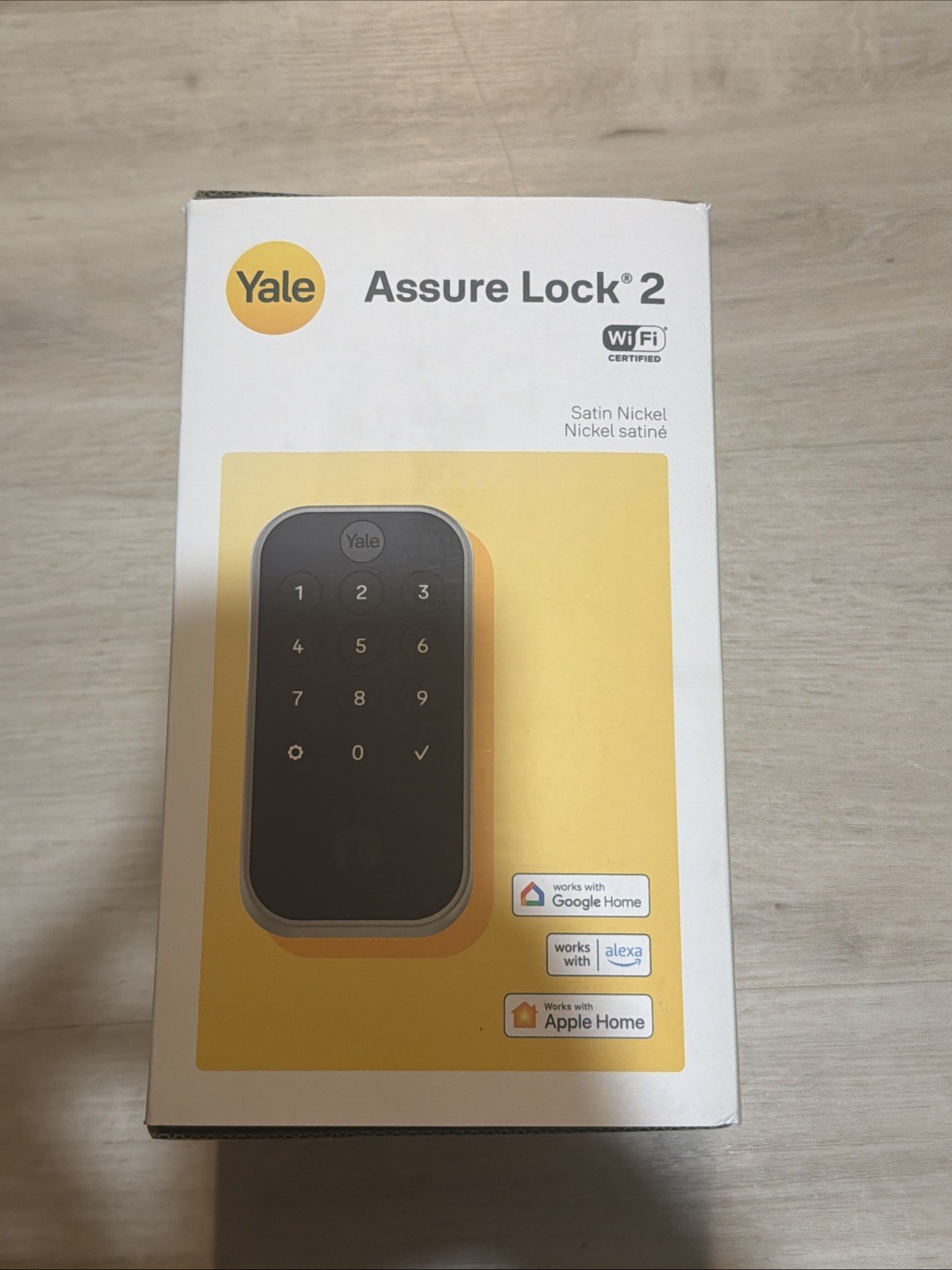 Yale Assure Lock 2 Wi-Fi Keypad Smart Lock YRD410-WF1-619 Satin Nickel