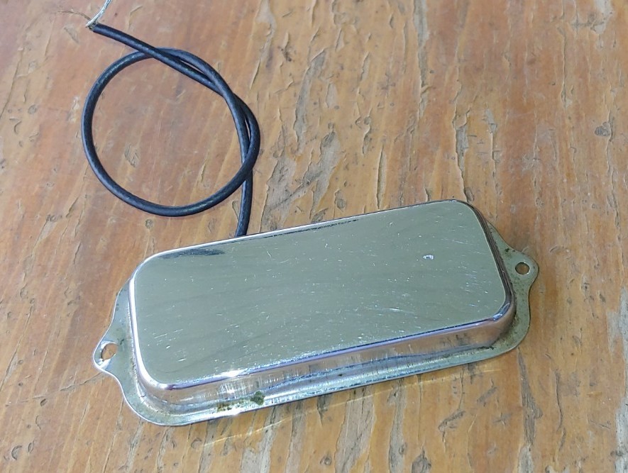 Orig 1960 KAY Truetone K100 Vanguard SILVERTONE 1458 PANCAKE PICKUP 6.23k Ohm