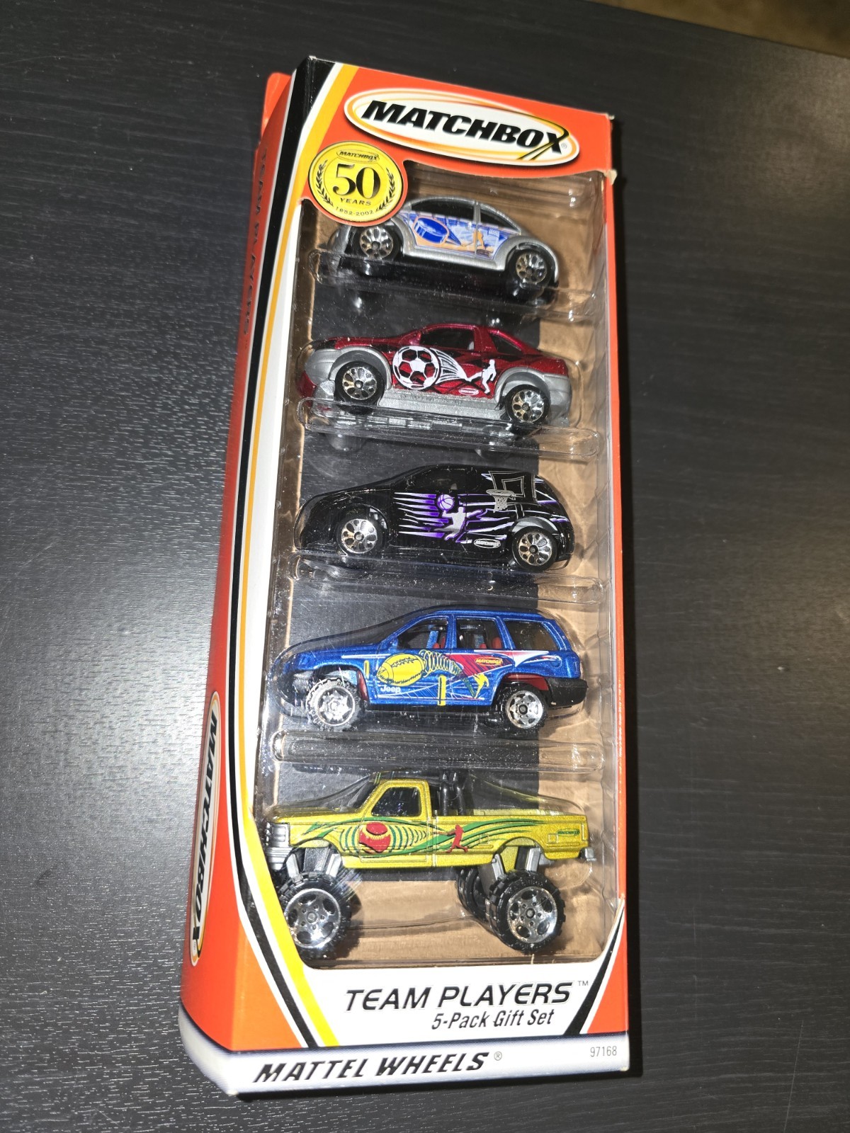 2002 Matchbox Team Players 5 Pack Ford F-150 4X4-Landrover Freelander NEW 