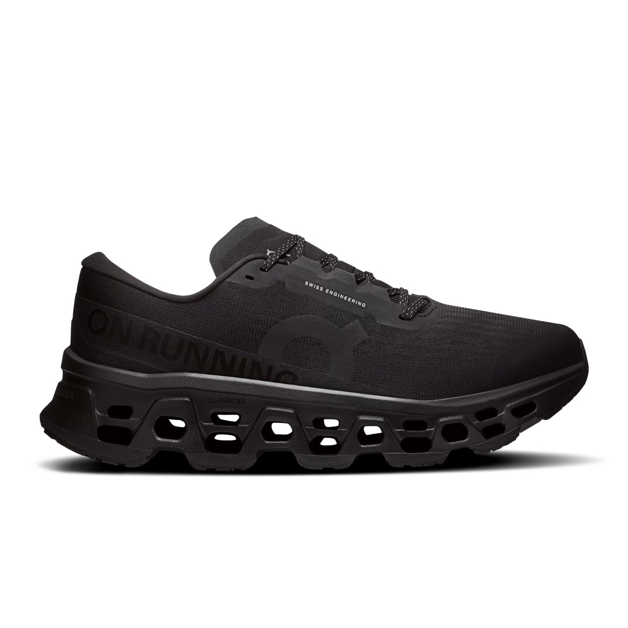 On Men's Cloudmonster 3 Triple Black Road Running Shoes Sneakers On Men's Cloudmonster 3 Triple Black Road Running Shoes Sneakers