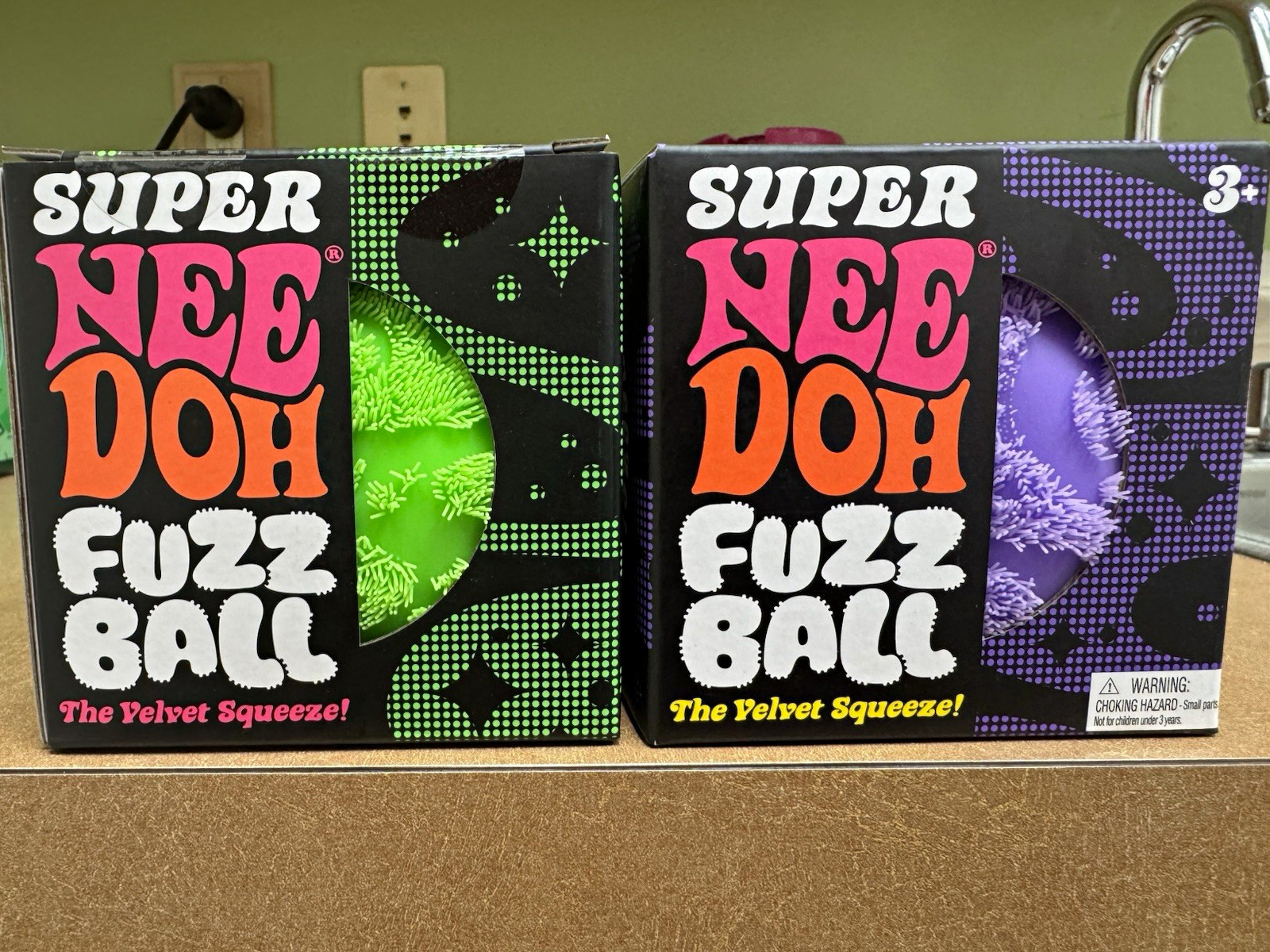 NEW RARE Schylling SUPER NeeDoh Fuzz Ball Squeeze Ball Lot of 2 AUTHENTIC NEW RARE Schylling SUPER NeeDoh Fuzz Ball Squeeze Ball Lot of 2 AUTHENTIC