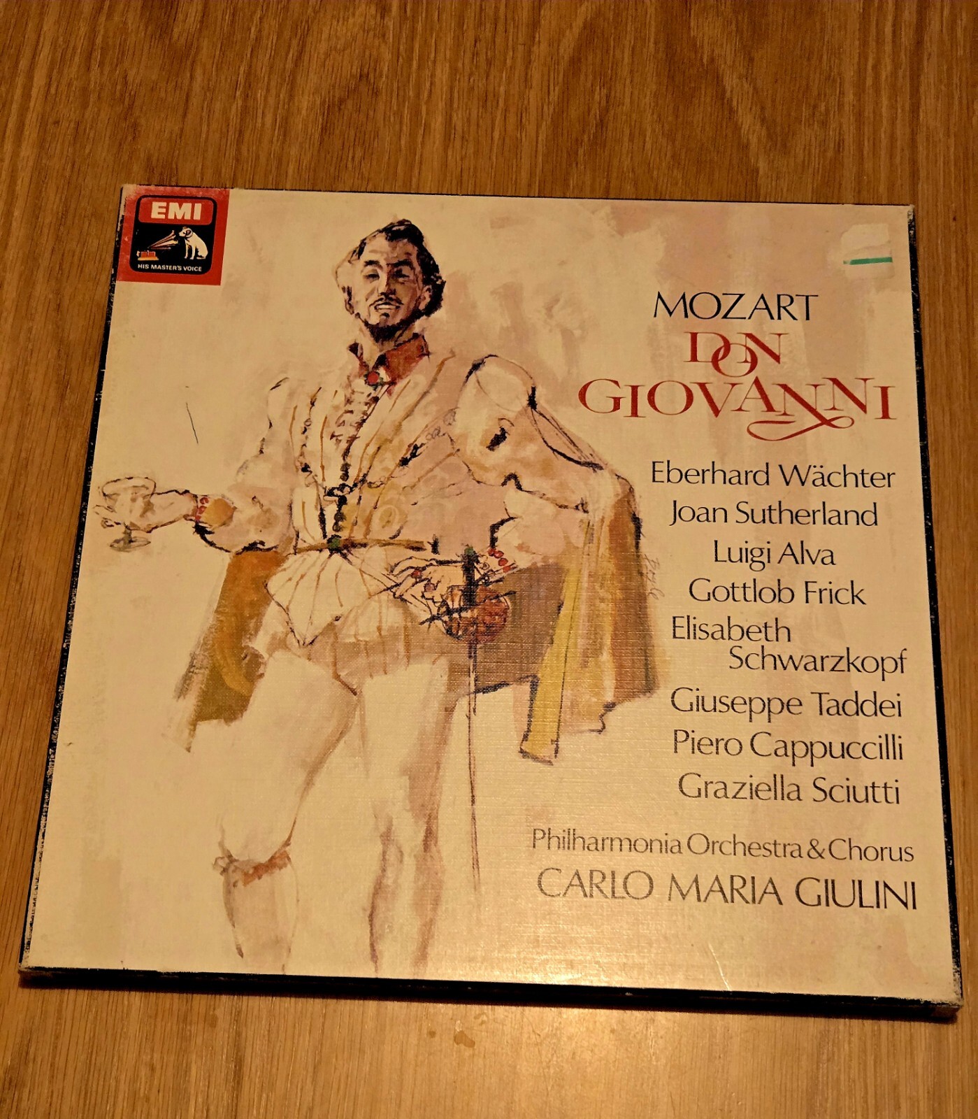 Mozart Don Giovanni / Wachter / Giulini etc. E/R 4 LP box Mozart Don Giovanni / Wachter / Giulini etc. E/R 4 LP box