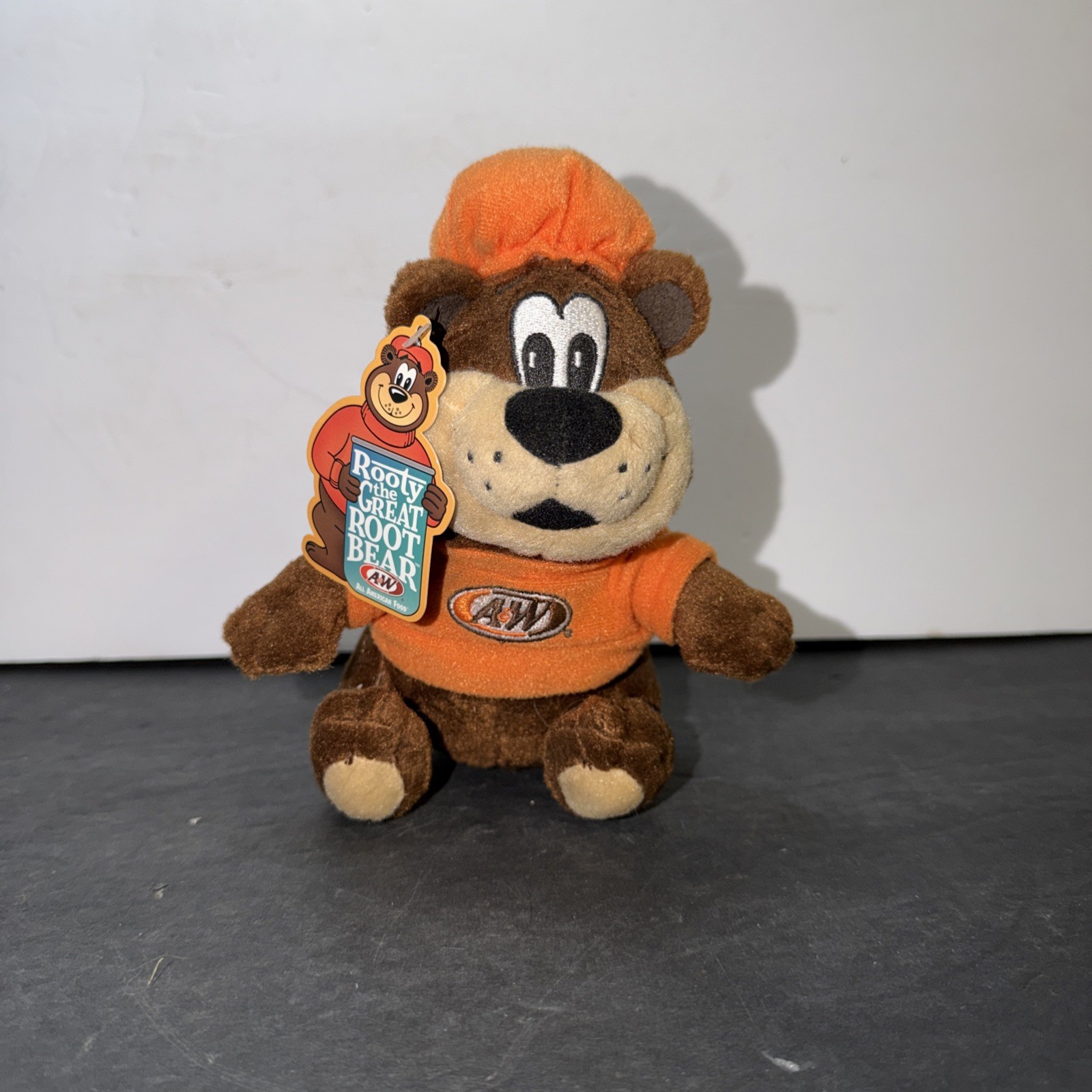 A & W Vtg Rooty The Great Root Bear Root Beer Plush Mascot Stuffed Animal NEW A & W Vtg Rooty The Great Root Bear Root Beer Plush Mascot Stuffed Animal NEW