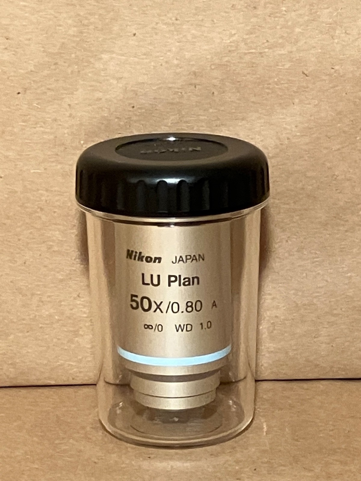 Nikon LU Plan EPI 50x/0.80 A  ∞/0 Microscope Objective Lens WD 1.0
