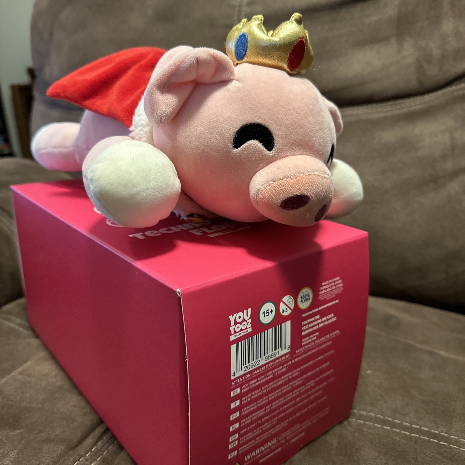 Youtooz Exclusive Technoblade 12” Flop Plush Collectible - Plush and Box Wear Youtooz Exclusive Technoblade 12” Flop Plush Collectible - Plush and Box Wear