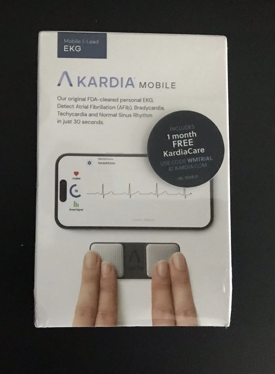 AliveCor KardiaMobile Personal EKG Monitor - AC-009-UA-C (Black) AliveCor KardiaMobile Personal EKG Monitor - AC-009-UA-C (Black)
