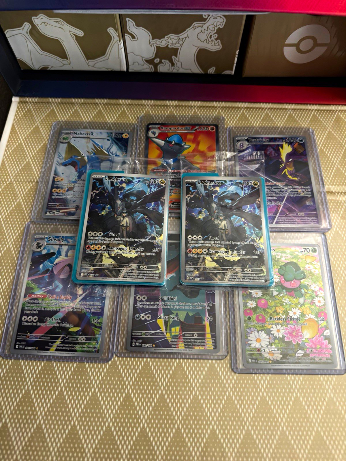 2 Sealed N\'s Zekrom Promo #31 + 6 Full arts