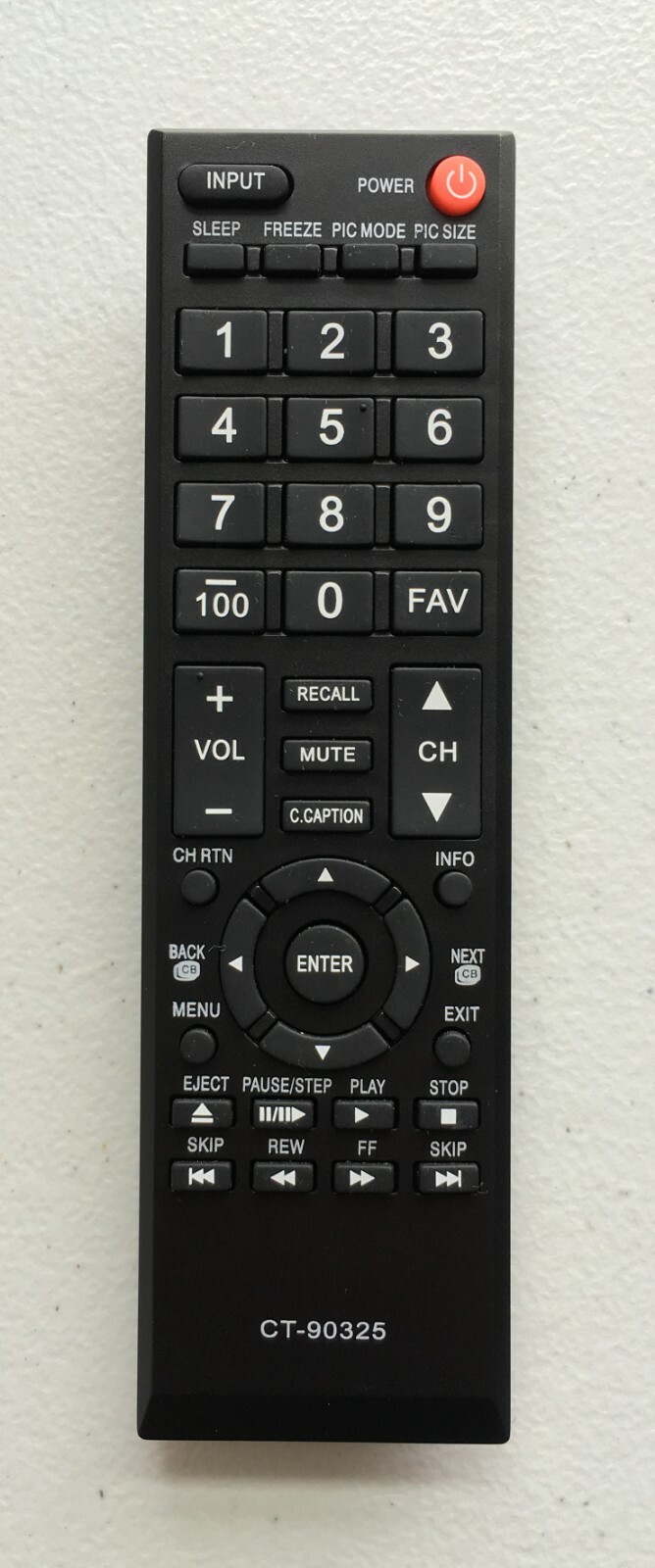 New USBRMT Remote Control CT-90325 For Toshiba LCD LED HDTV CT90325