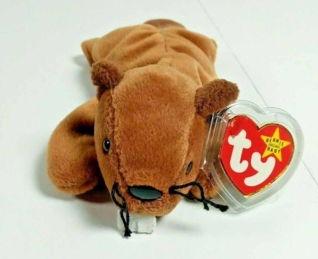 Ty Beanie Baby Bucky (Style #4016) with Errors Retired 