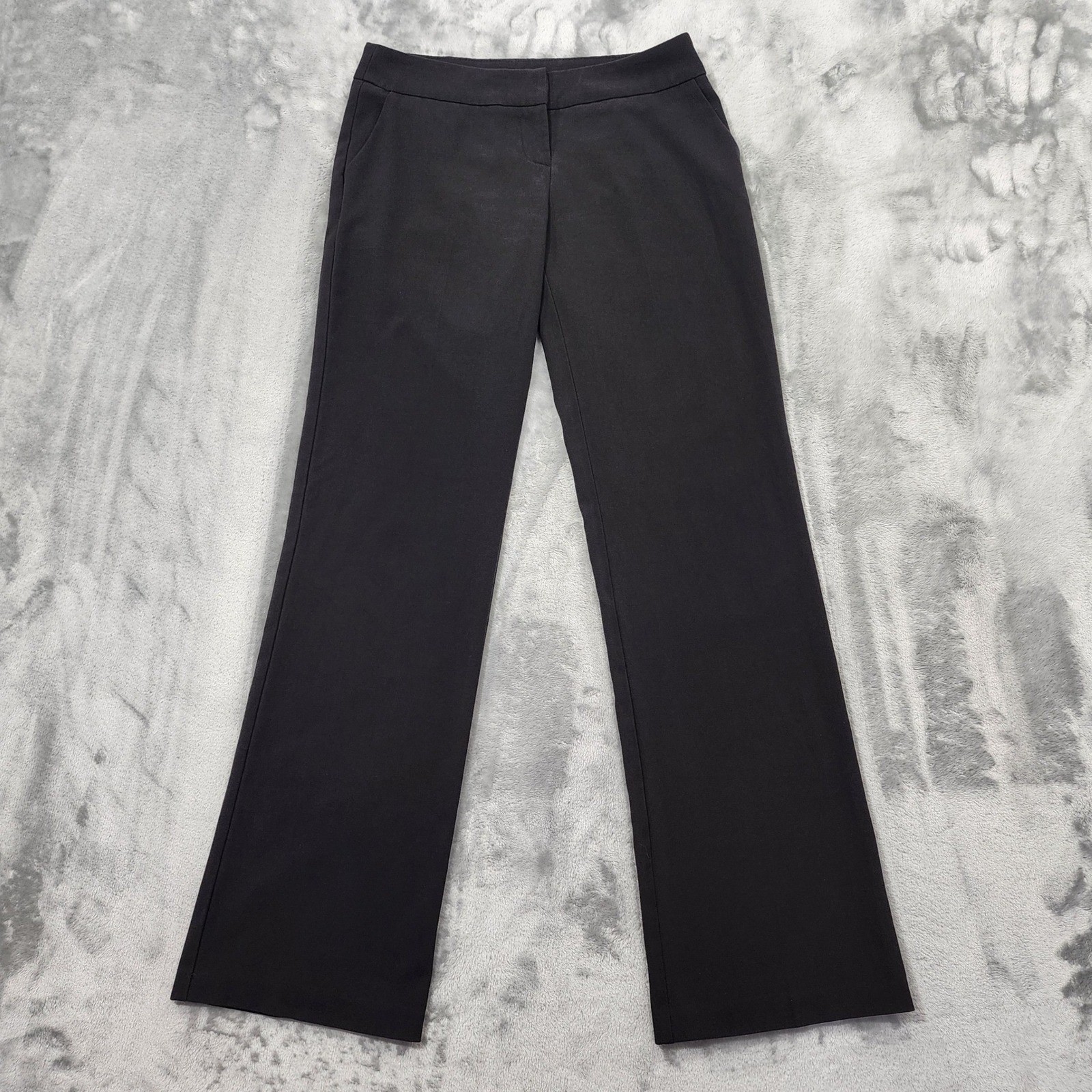 Vintage Sequin Hearts Pants Women 5 Juniors Black Low Rise Bootcut Dress Trouser