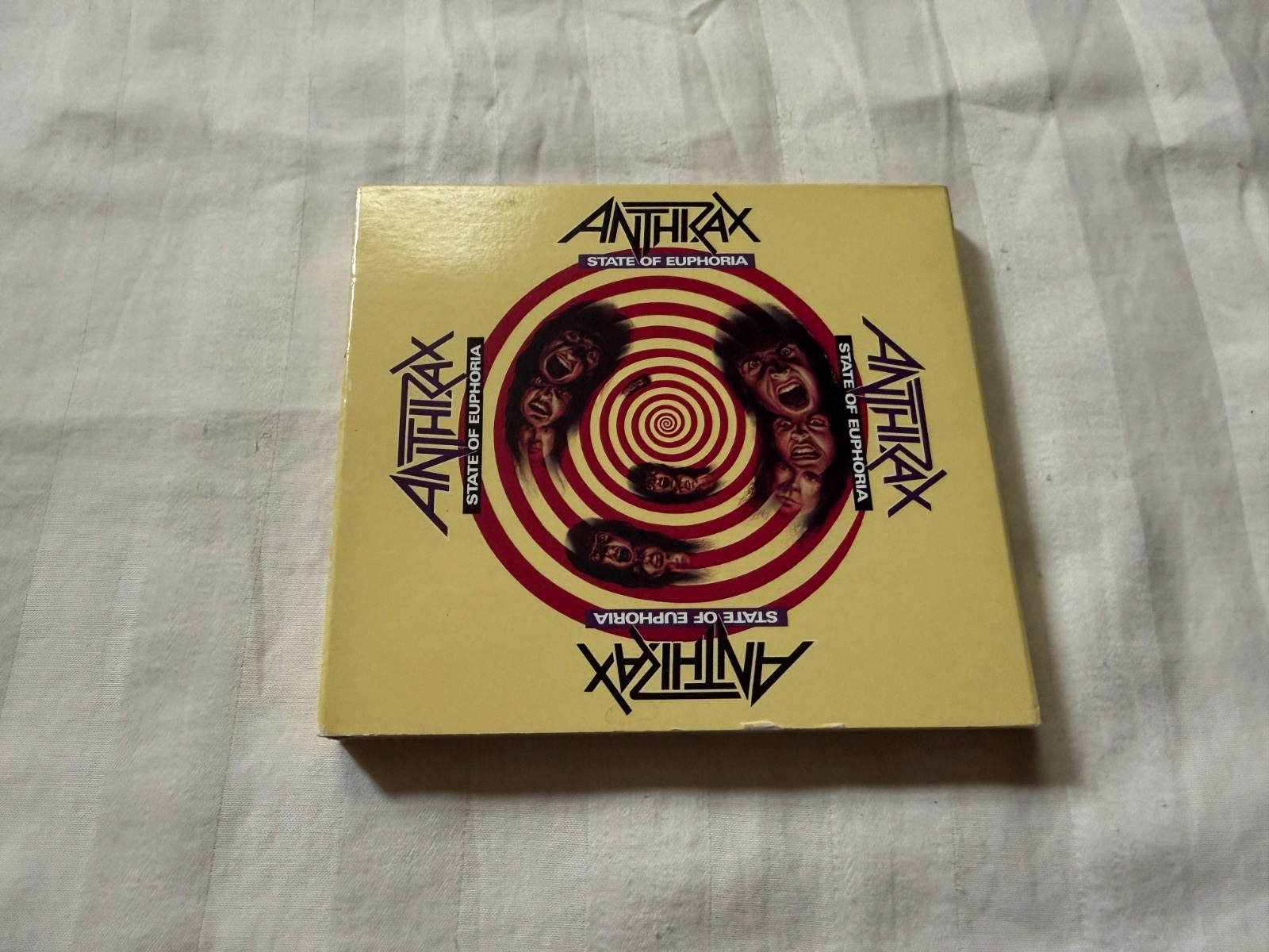 Anthrax - State of Euphoria - 2CD 2018 Island Deluxe 30th Anniversary OOP RARE Anthrax - State of Euphoria - 2CD 2018 Island Deluxe 30th Anniversary OOP RARE