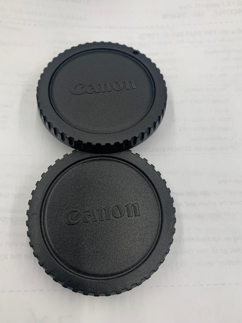 ORIGINAL Canon  Body Cap Cover 2 pieces EOS 90D 80D 77D 70D 60D 5Ds 1DX 5D 7D/6D