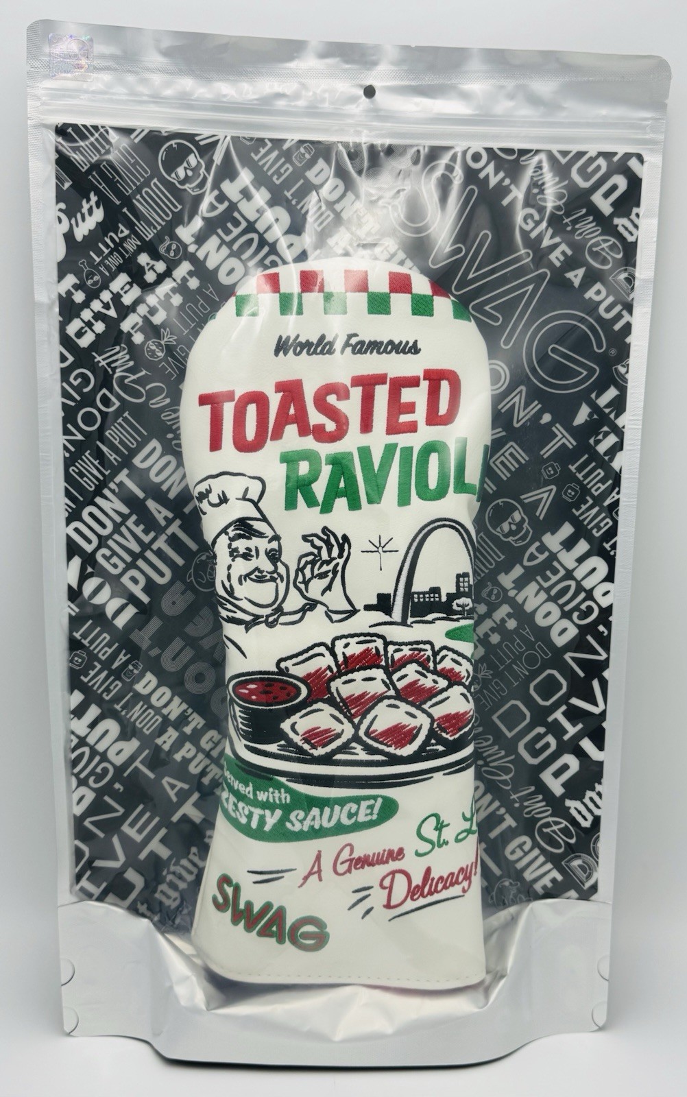 SWAG Golf Toasted Ravioli Driver Head Cover BMW Championship Bellerive CC K
