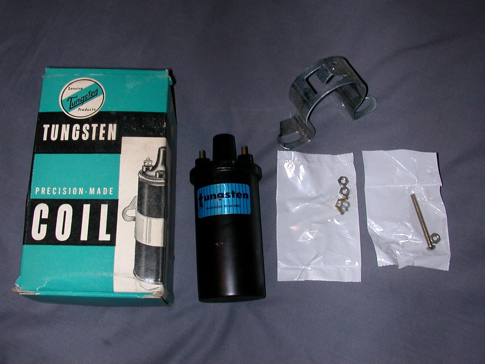 VINTAGE 12V IGNITION COIL - TUNGSTEN UC-12X - NEW IN BOX
