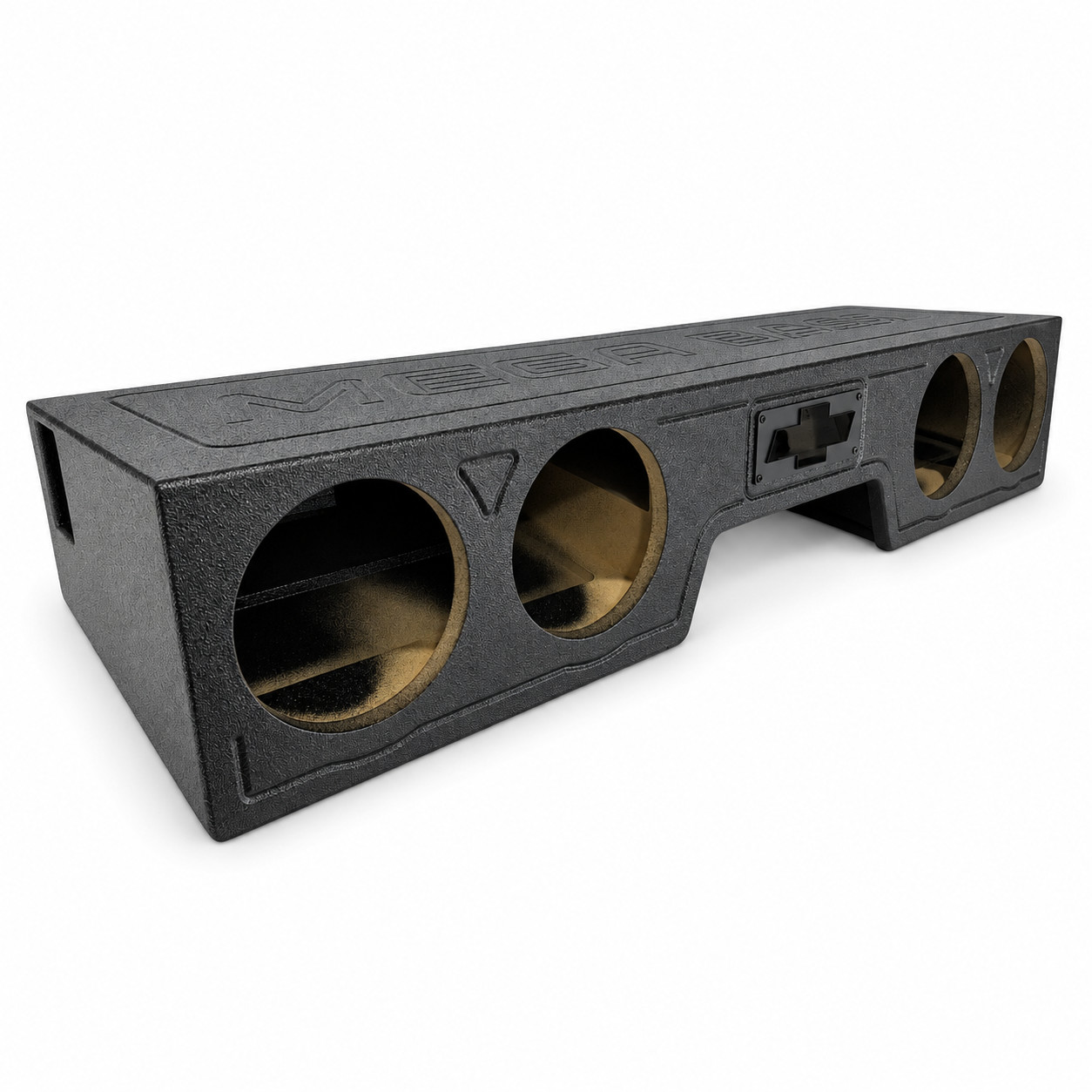 Sub Woofer Box Chevy Silverado 99-06 Ext Cab 4x8 Woofers Front Fire Ported