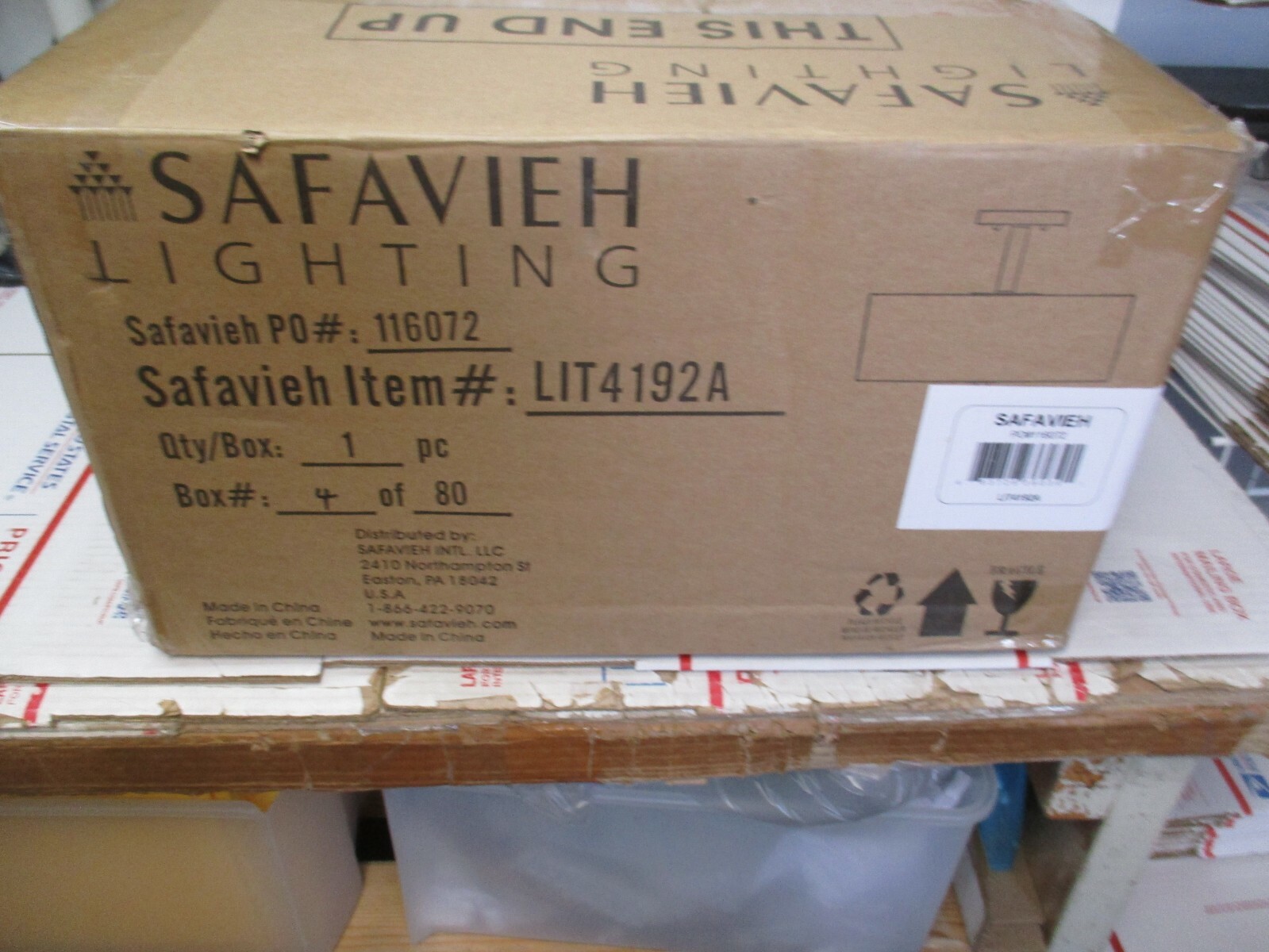 NEW SAFAVIEH LIGHTING CLARA 3-LIGHT CHROME CEILING DRUM LIGHT 16\
