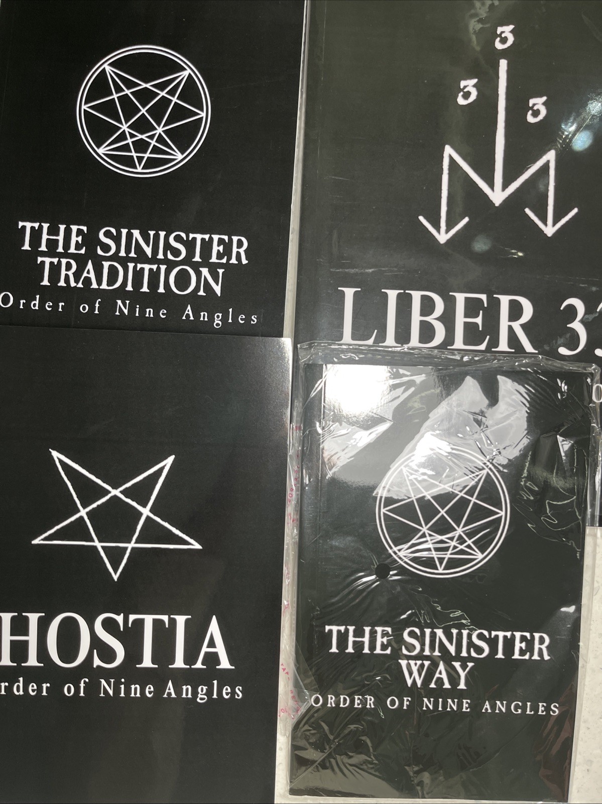 Liber 333 The Sinister Tradition & way &Hostia Order Of Nine Angles, New Reprint
