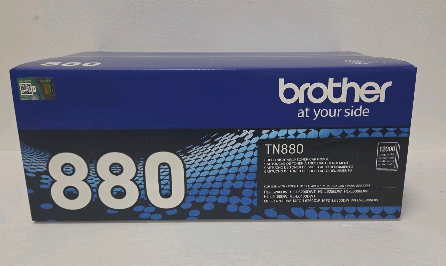 GENUINE BROTHER 880 SUPER HIGH YIELD BLACK TONER CARTRIDGE TN880 GENUINE BROTHER 880 SUPER HIGH YIELD BLACK TONER CARTRIDGE TN880