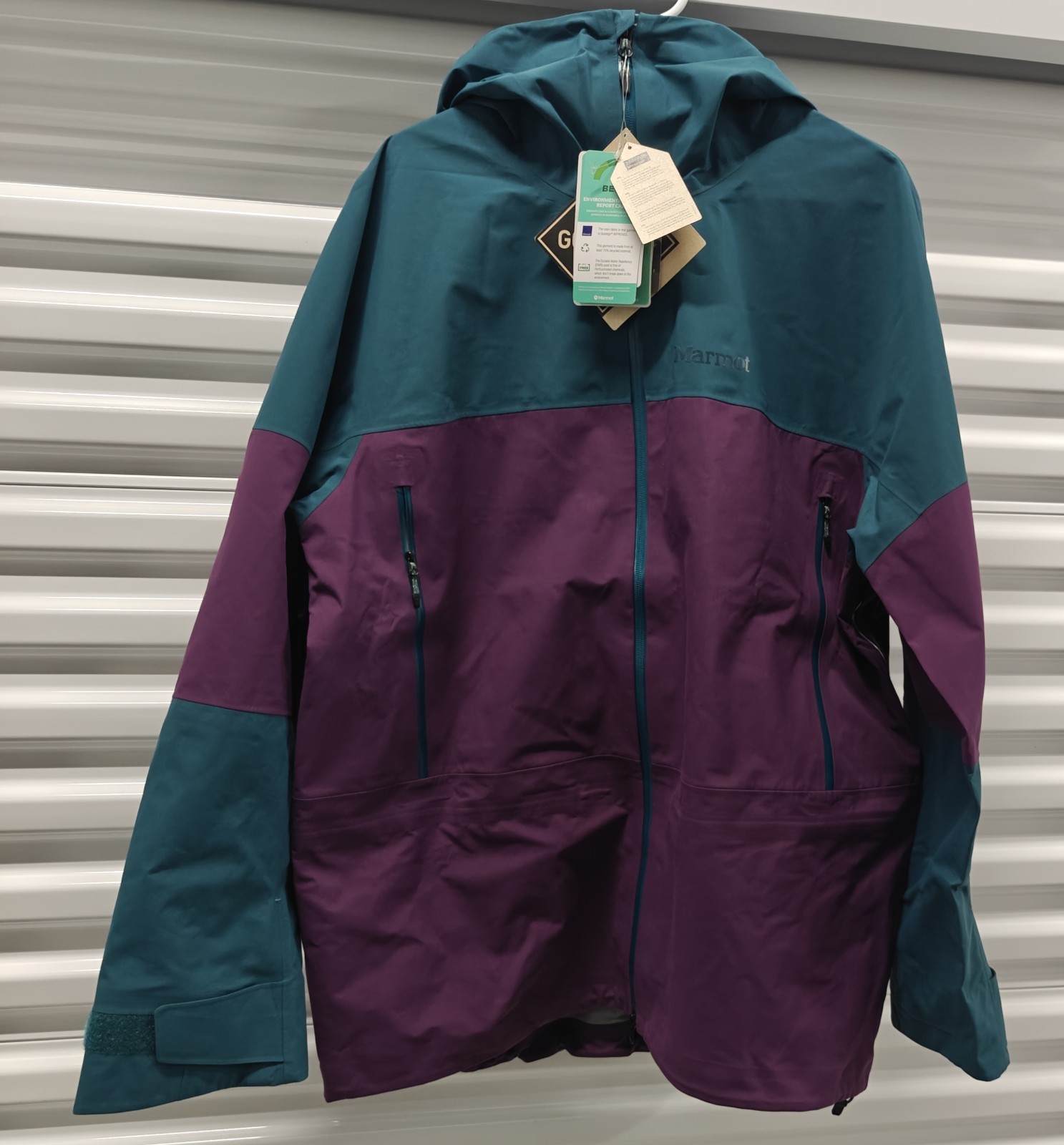 Marmot Orion GORE TEX® Color Block Hooded Ski Snow Jacket Size XL $500-15
