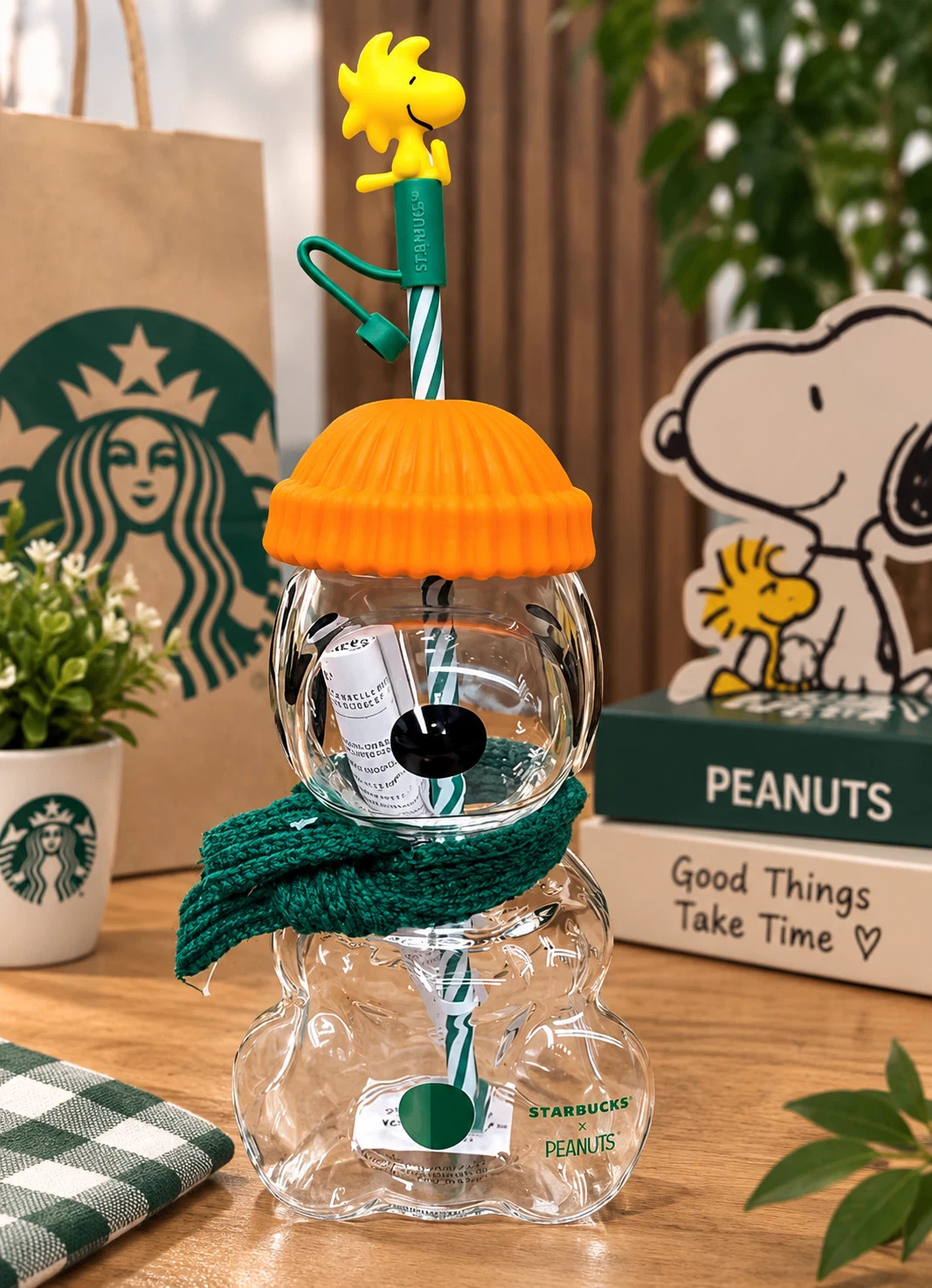HOT 2026 Starbucks x Peanuts Snoopy Limited Edition Glass Cup 2026 - US SELLER HOT 2026 Starbucks x Peanuts Snoopy Limited Edition Glass Cup 2026 - US SELLER