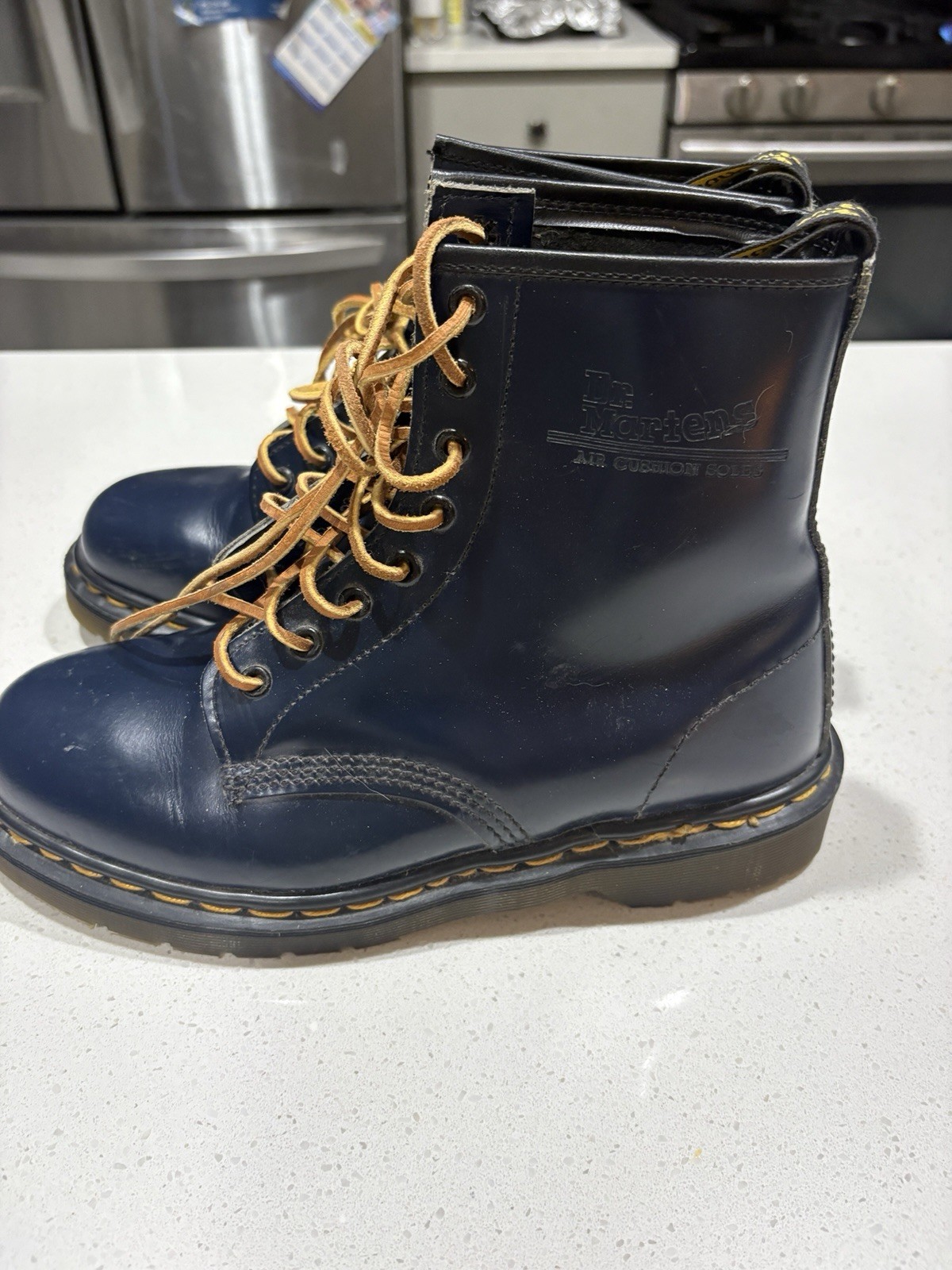 Dr. Martens Pascal Blue Vintage Style Boots size 8 US Men’s
