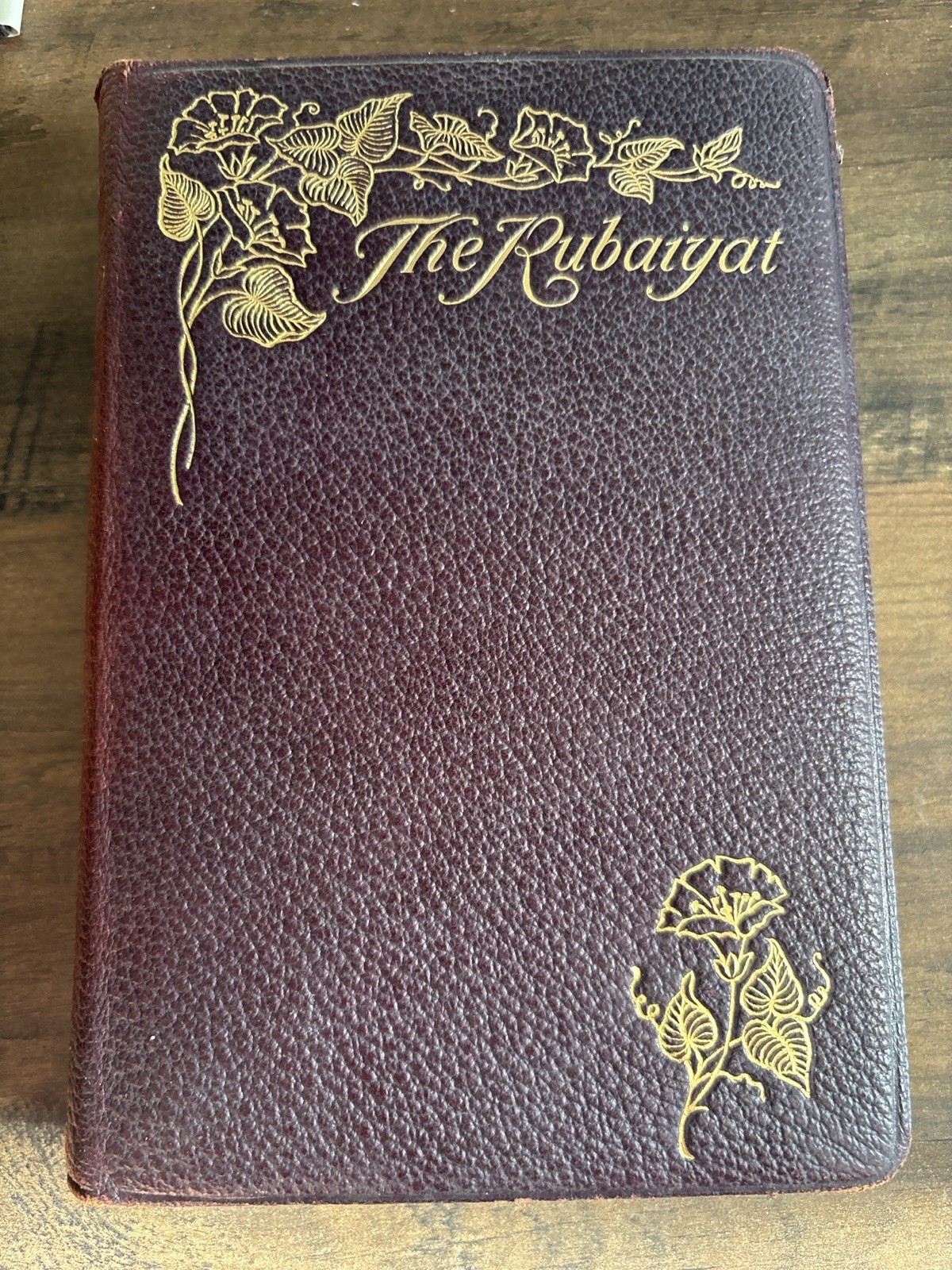 Antique Rubaiyat Omar Khayyam Salaman & Absal Jami A.L. Burt Leather Gilt