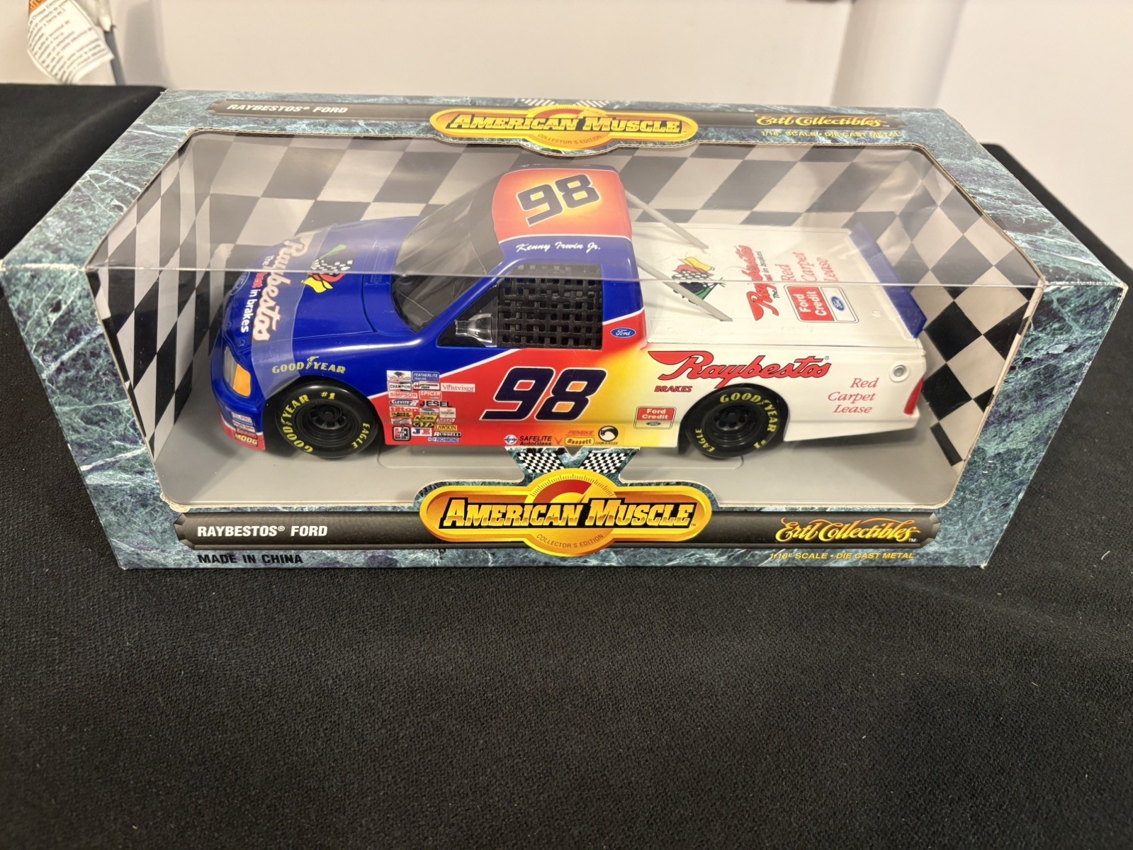 Raybestos Ford #98 NASCAR Truck - NIB - ERTL American Muscle 1/18 - Diecast