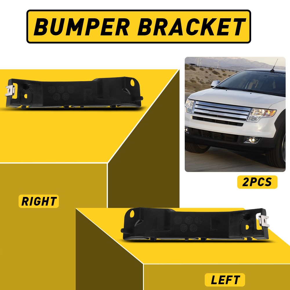 2pcs For 2007-2010 Ford Edge Bumper Bracket Front Support Driver&Passenger US`