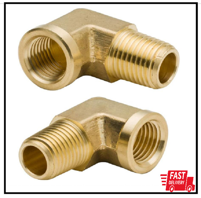 1/8 Inch Brass Street 90 Degree Elbow 1/8