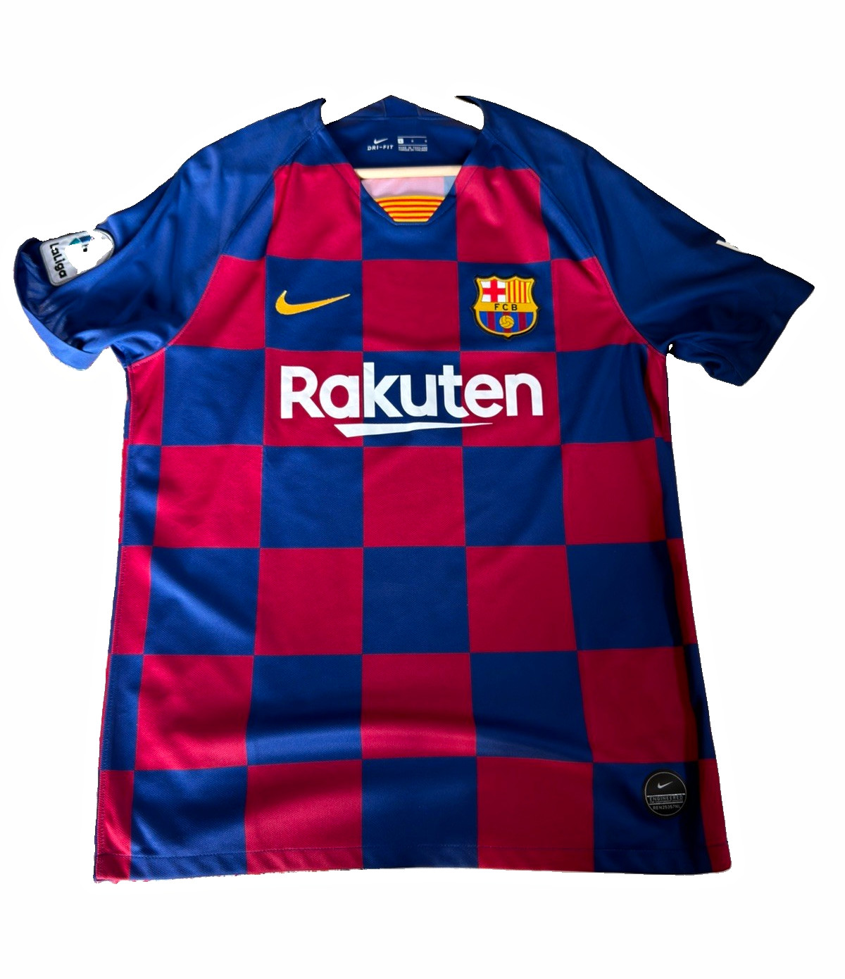 Nike FC Barcelona Dri-FIT Soccer Jersey L Blue/Red Rakuten UNICEF Nike FC Barcelona Dri-FIT Soccer Jersey L Blue/Red Rakuten UNICEF