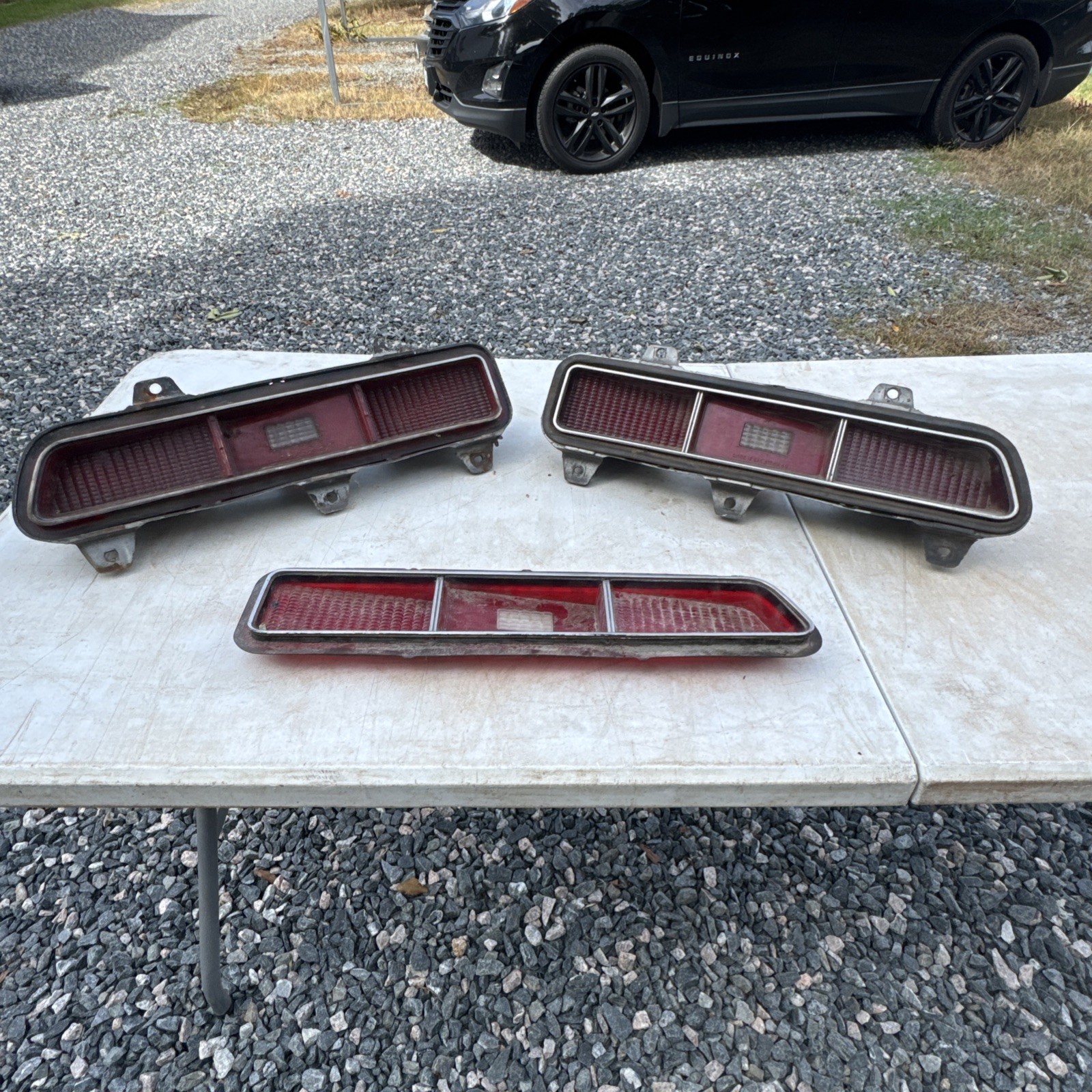 1969 Chevrolet Camaro Tail Light Assemblies Lenses Pair Plus Extra