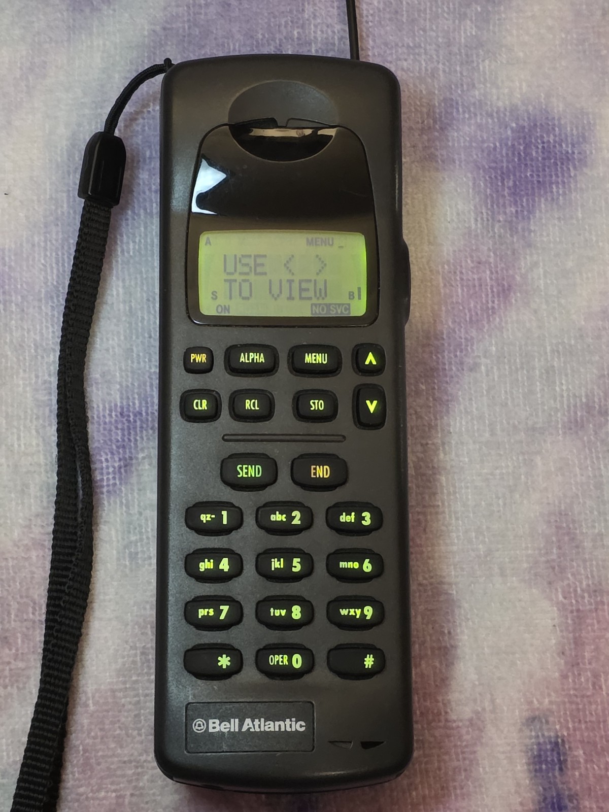 Vintage Retro Nokia Brick Mobile Phone 201 Cellphone Powers On 90s.