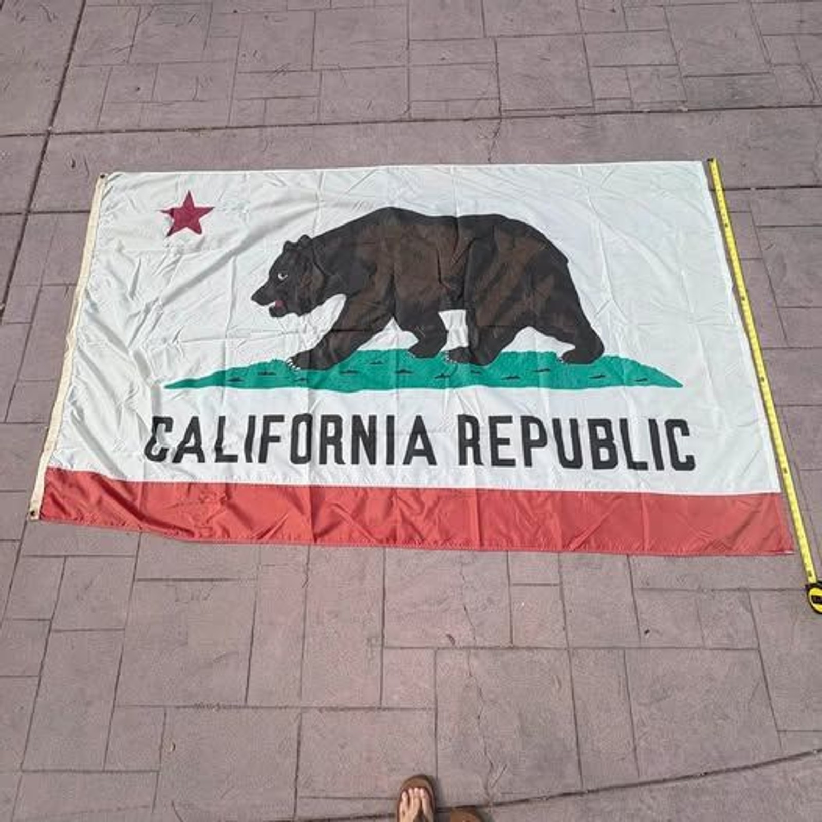 Vintage 5x8 California State Flag Vintage 5x8 California State Flag