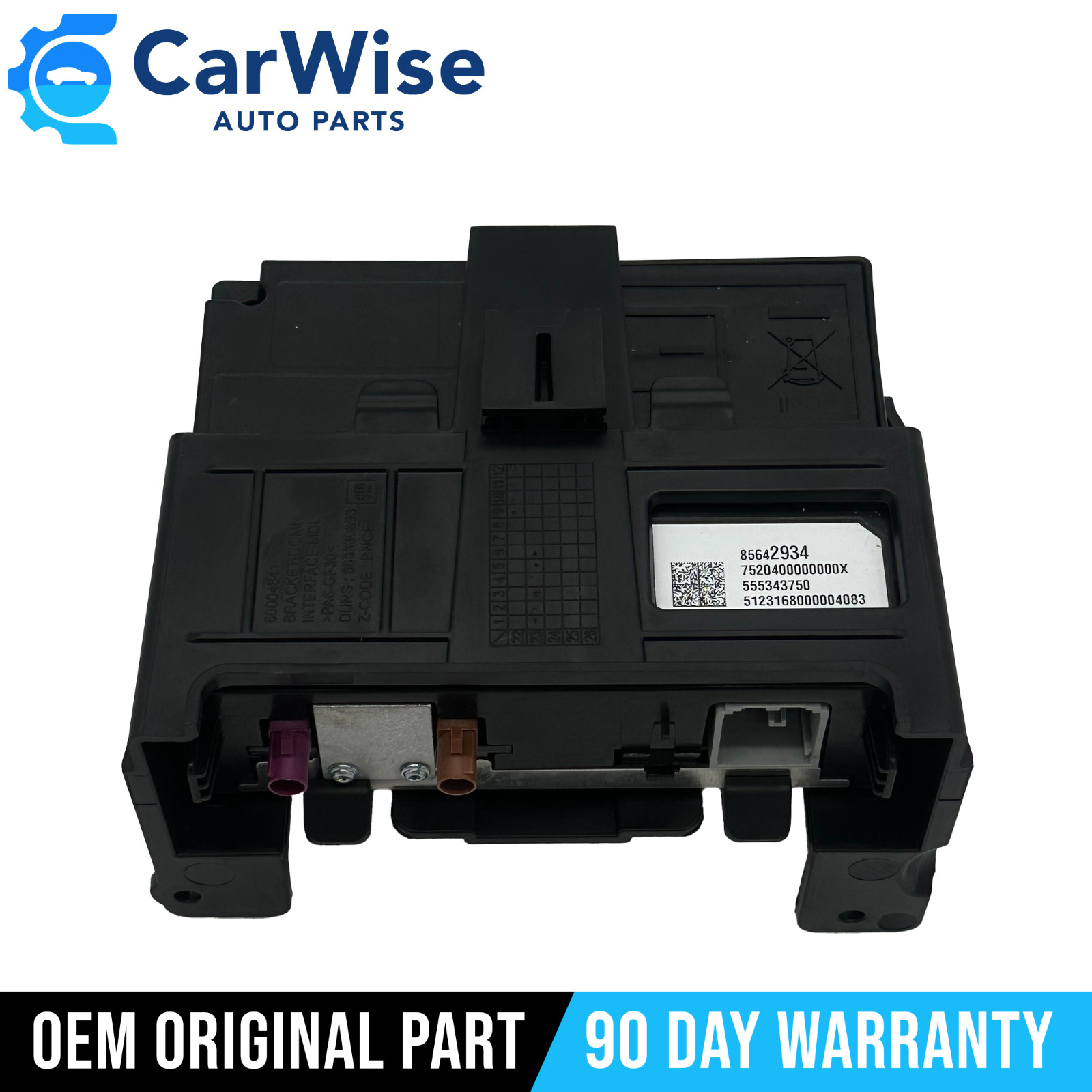 2021 - 2024 BUICK ENCLAVE COMMUNICATION TELEMATICS CONTROL MODULE OEM 85642934 2021 - 2024 BUICK ENCLAVE COMMUNICATION TELEMATICS CONTROL MODULE OEM 85642934