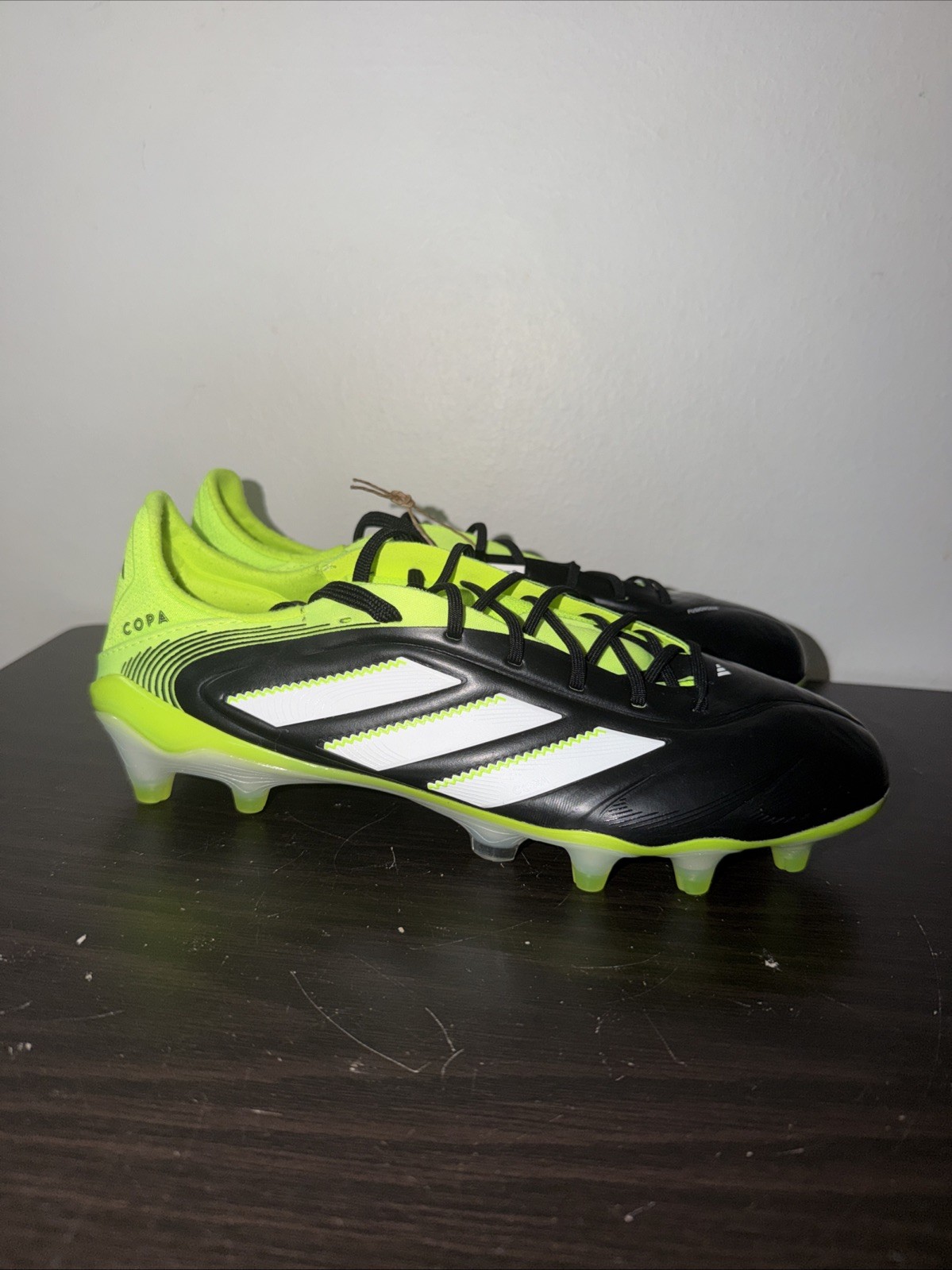Adidas Cops Pure 3 Elite Black Green Men’s Size 8