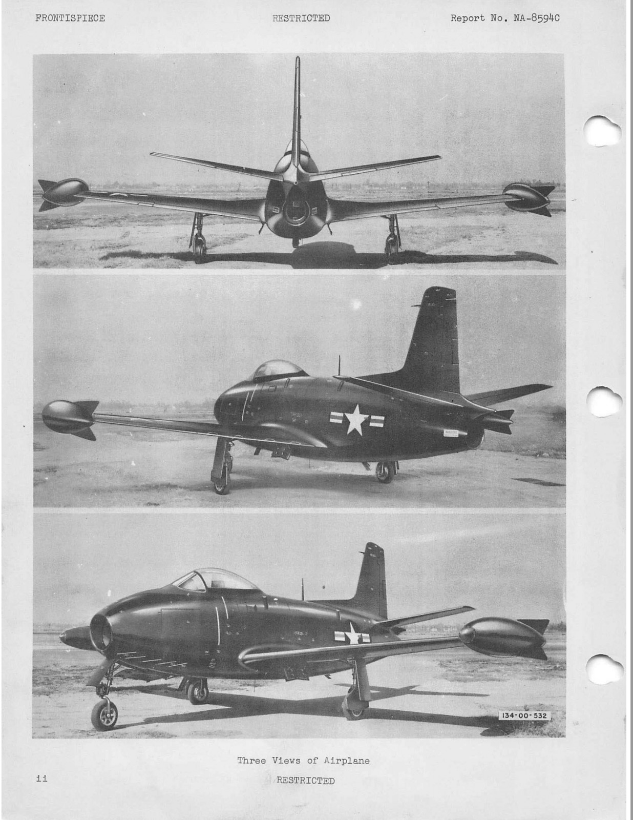 289 Page 1948 XFJ-1 FJ-1 FURY Erection & Maintenance Instructions Manual on CD