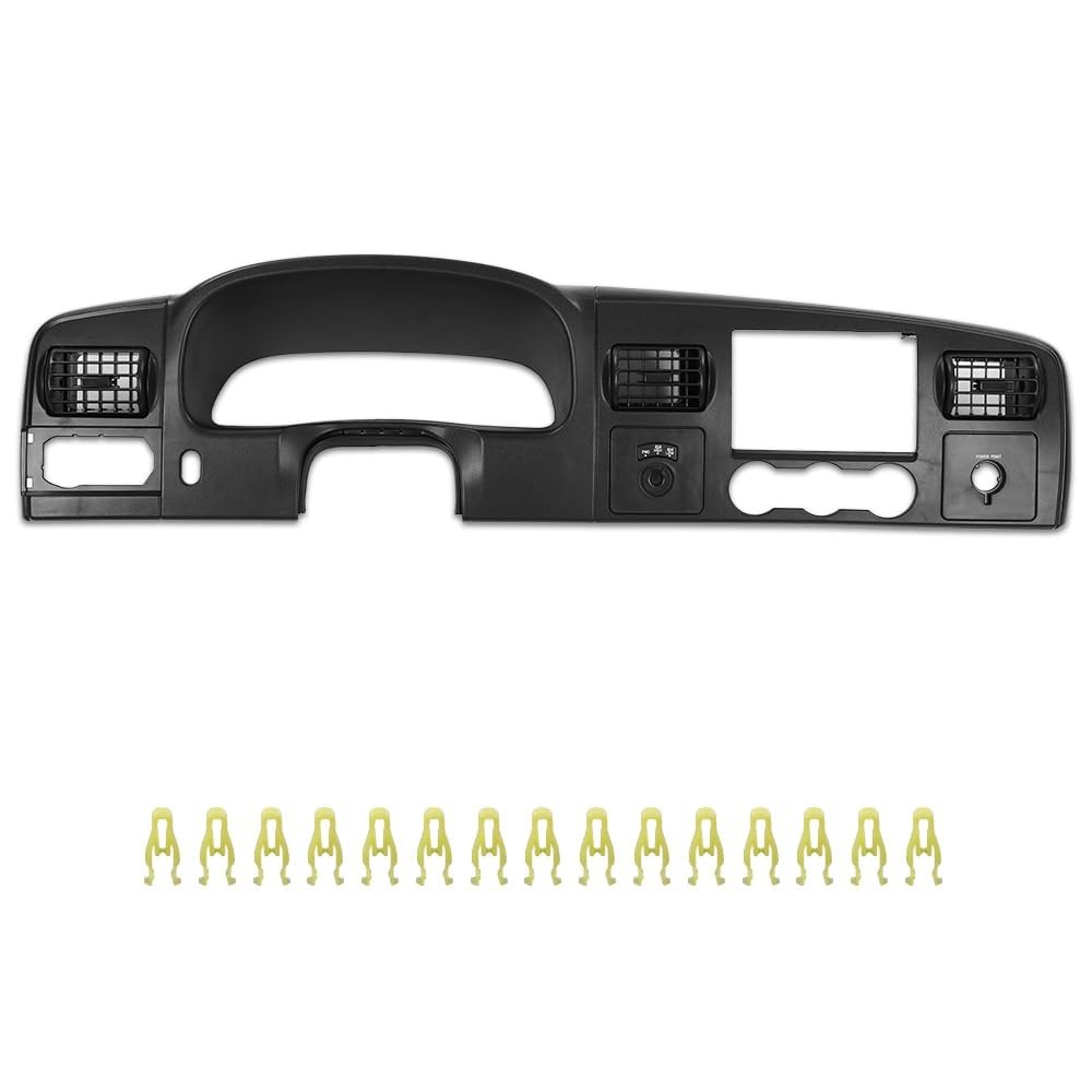 Dash Bezel Trim Ford F250 F350 Super Duty 2005-2007 Dustproof Waterproof Black