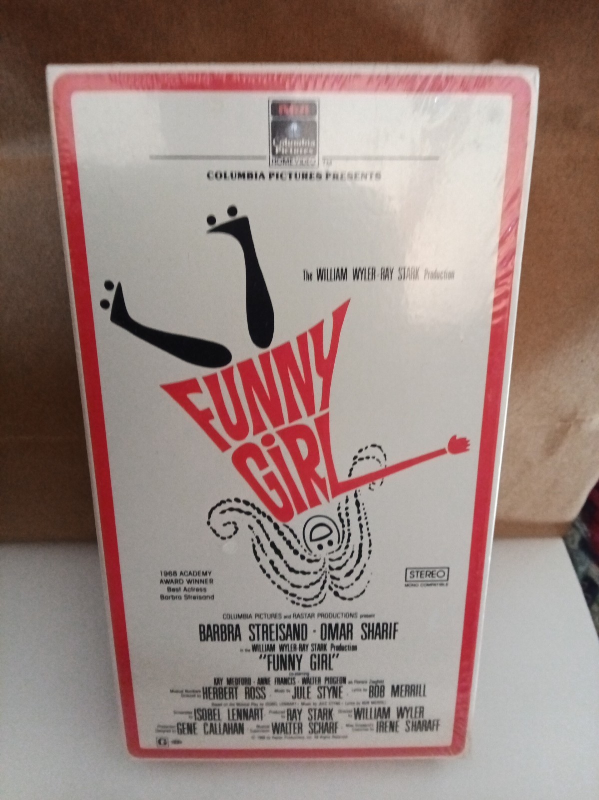 Funny Girl VHS 1985 RCA Columbia Pictures (Black Legs,) Funny Girl VHS 1985 RCA Columbia Pictures (Black Legs,)