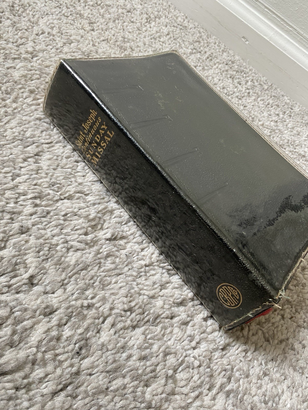 Vtg St. Joseph Continuous Sunday Missal 1961 Gilt Latin / English Confraternity