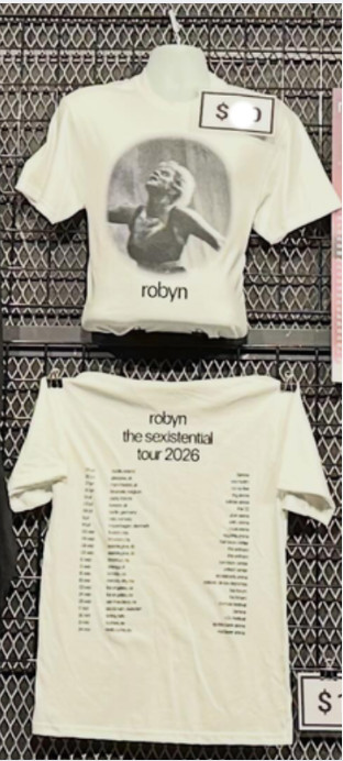 Robyn Shirt The Sexistential Tour Dates 2026 Concert Merch Reprint