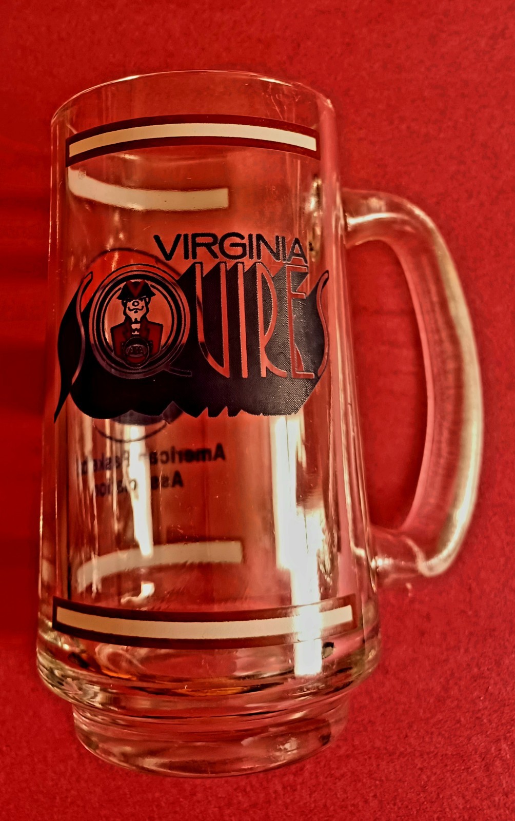 Virginia Squires 1970\'s ABA Basketball Vintage Authentic Beer Mug Rare Find